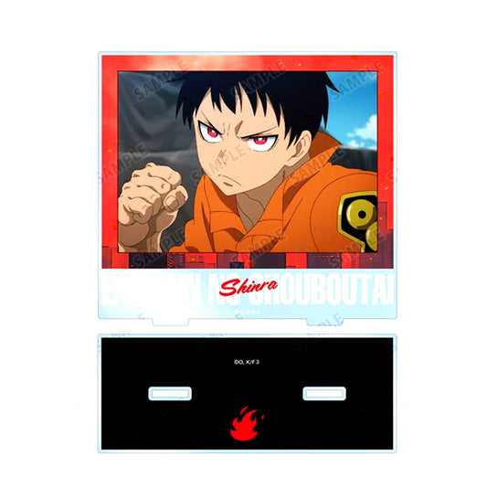 Shinra Kusakabe Fire Force Season 3 Scene Photo Big Acrylic Stand [USED]