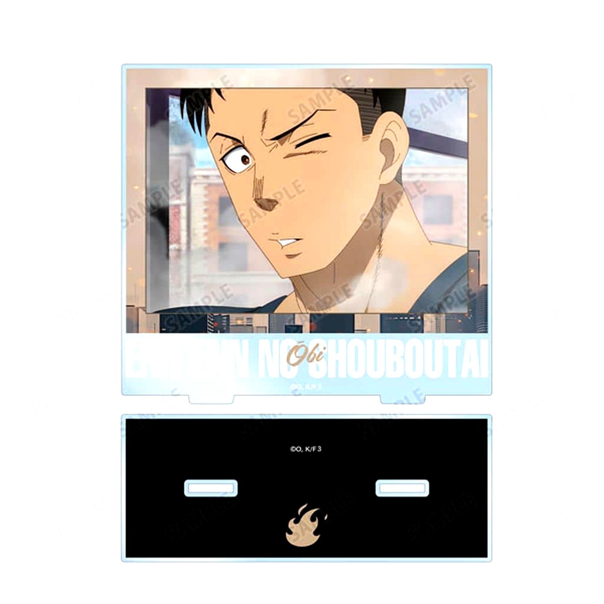 Akitaru Obi Fire Force Season 3 Scene Photo Big Acrylic Stand [USED]