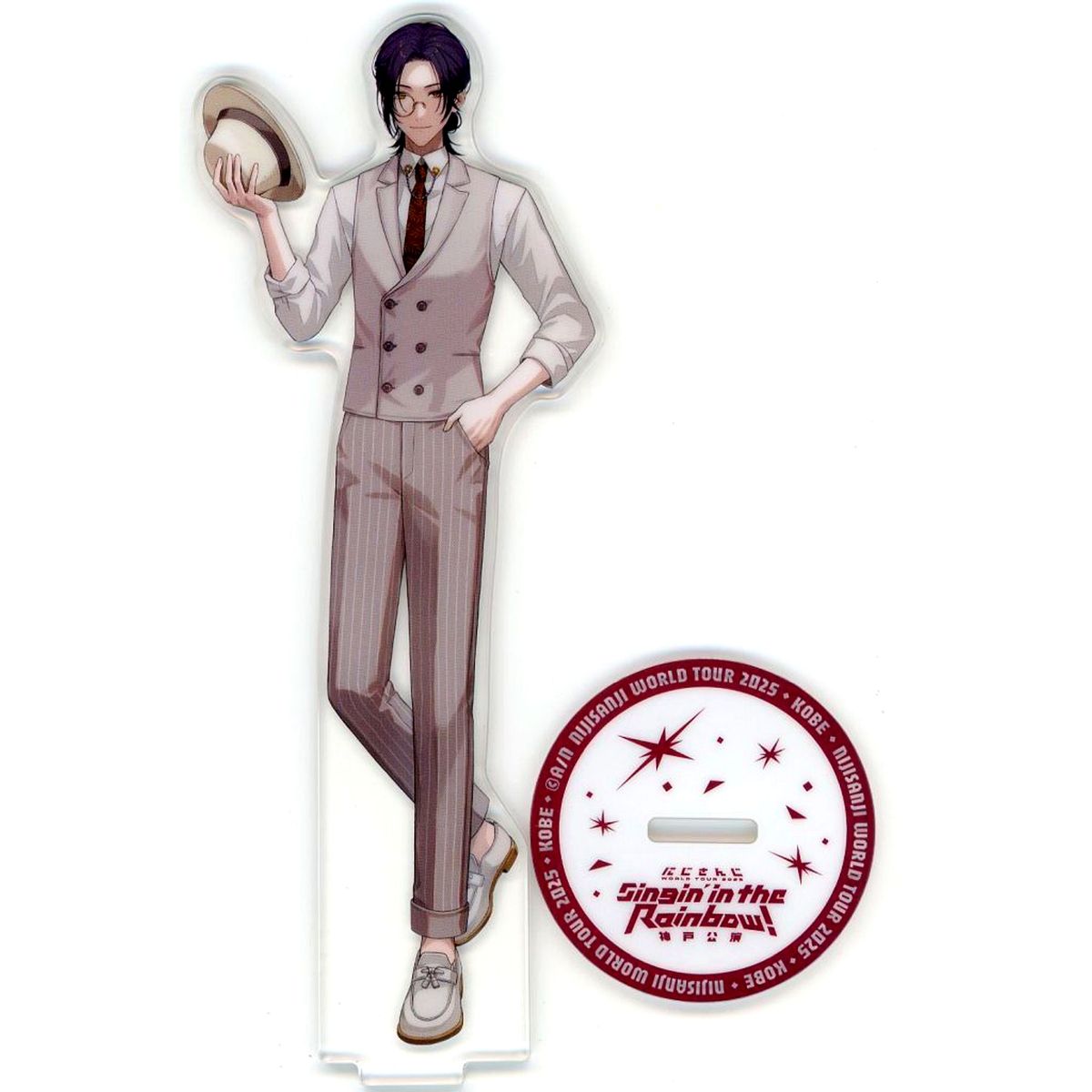Shellin Burgundy Virtual YouTuber Nijisanji Acrylic Stand WORLD TOUR 2025 Singin' in the Rainbow! Kobe Performance [USED]