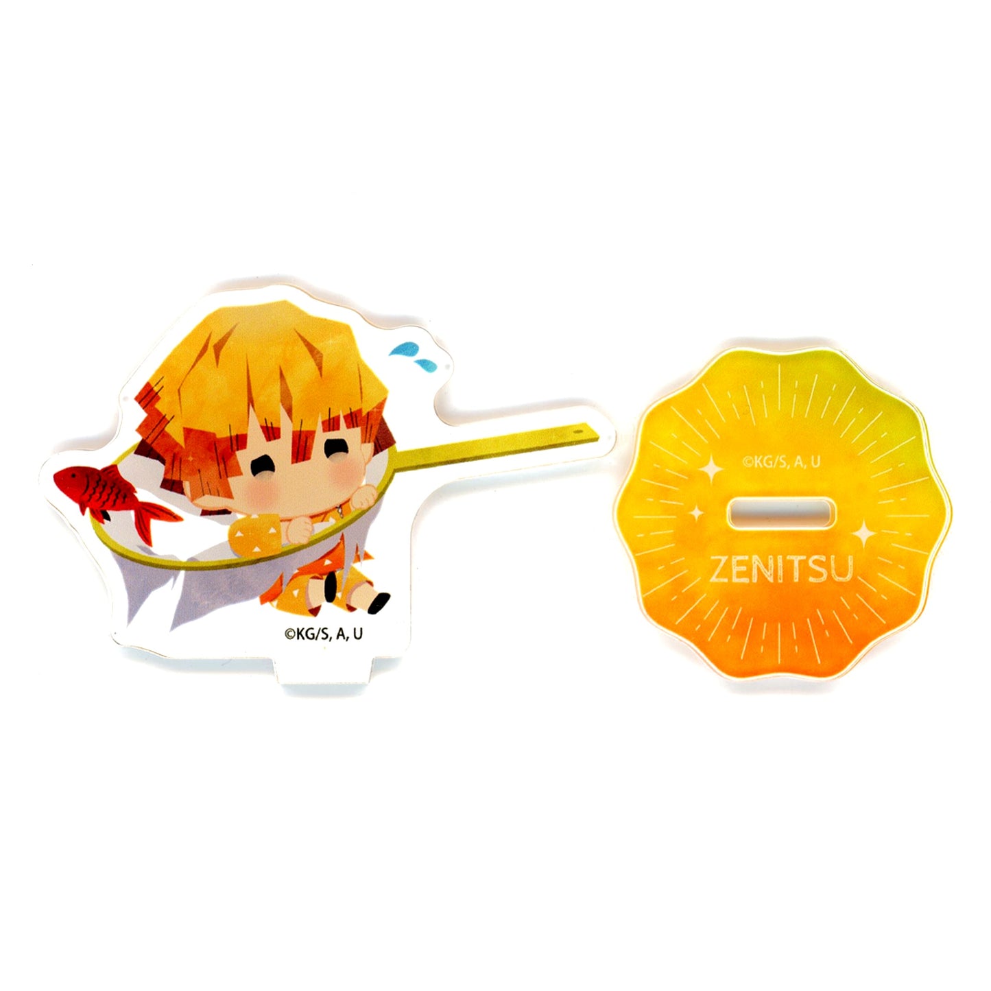 Zenitsu Agatsuma Anime Demon Slayer: Kimetsu no Yaiba Yurafuawa Series Summer Ver. Random Acrylic Stand [USED]