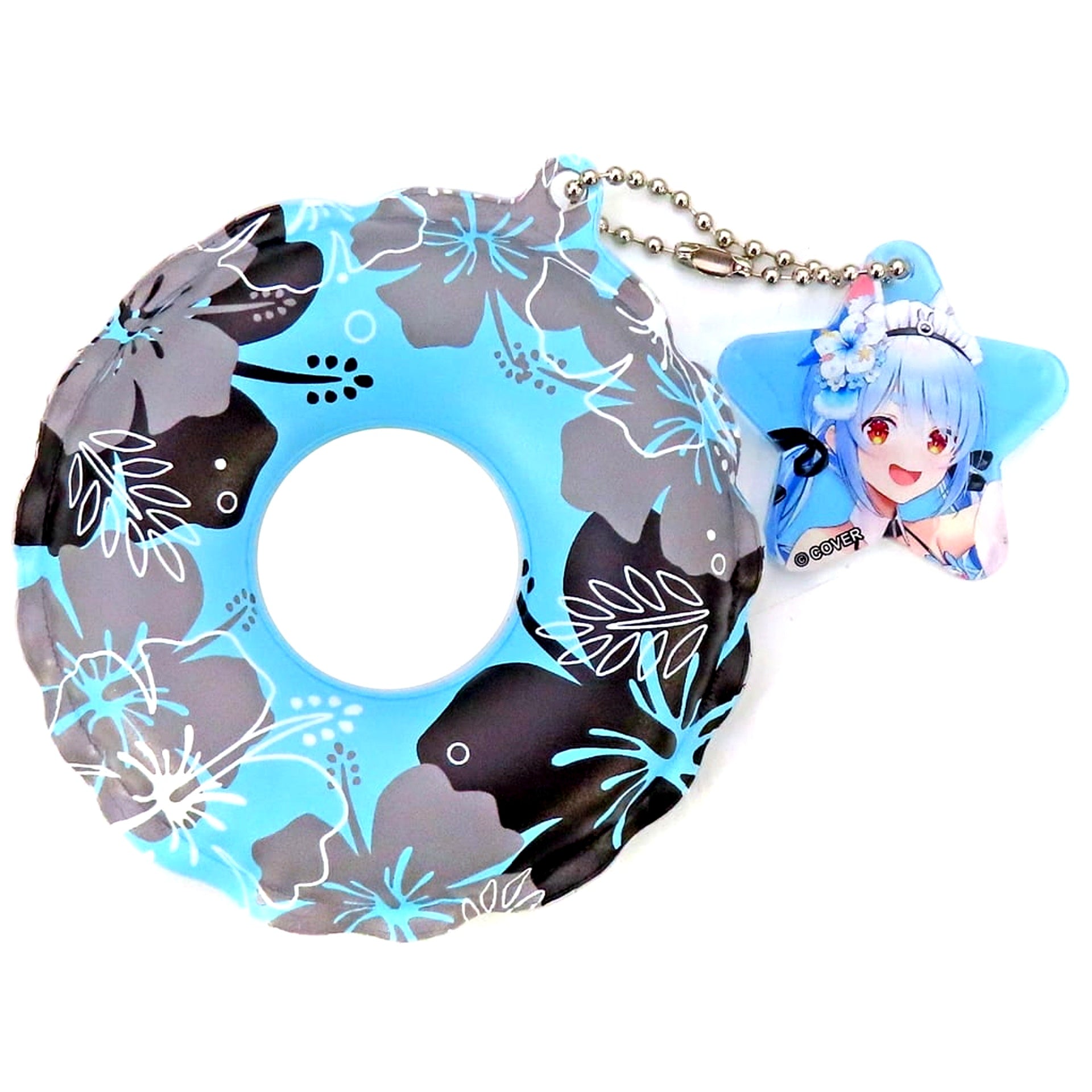 hololive Usada Pekora HoloNatsu Paradise POP UP SHOP Float Ring Keychain C [USED]