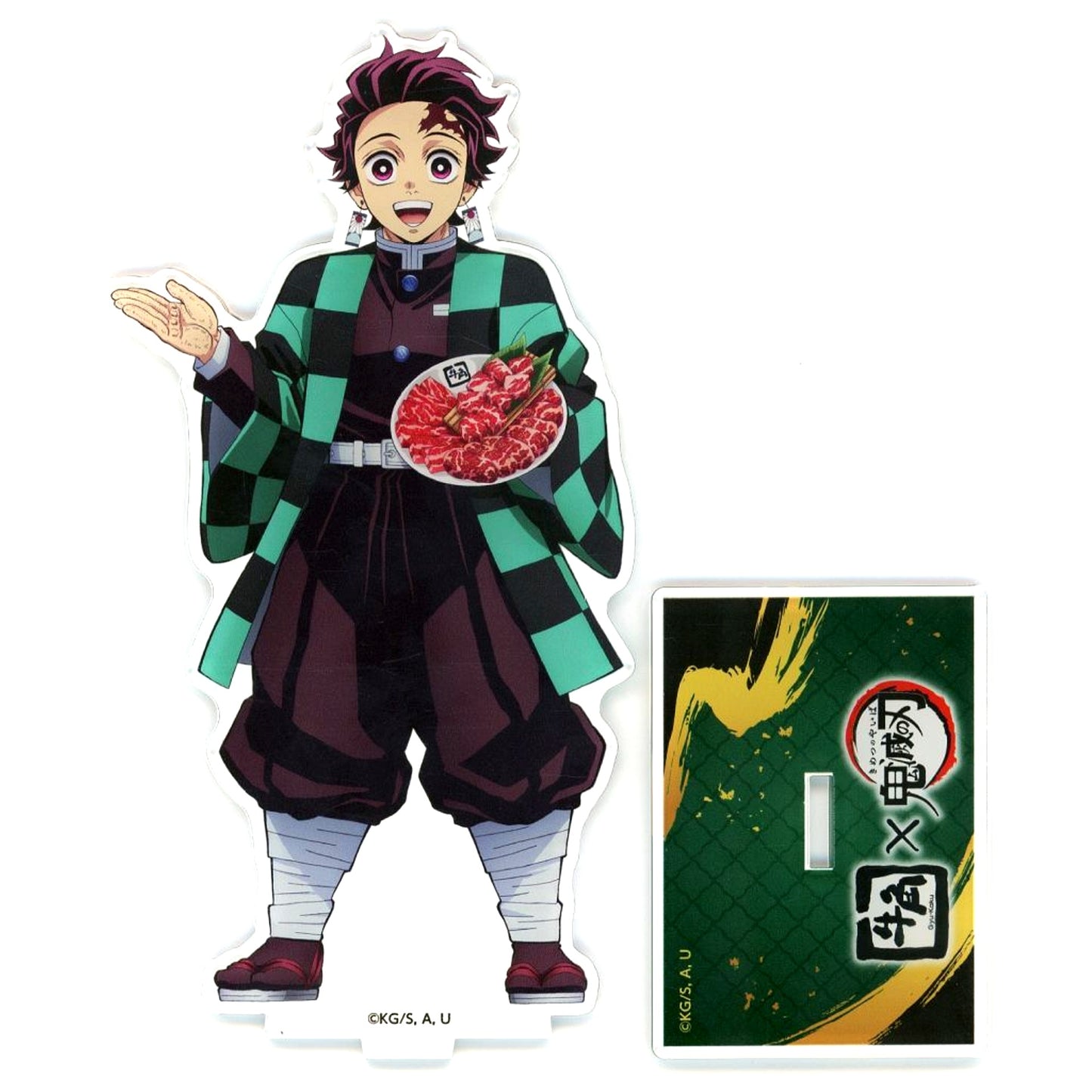 Tanjiro Kamado ufotable Illustration Original Acrylic Stand Gyukaku x Demon Slayer Yakiniku Zen Shuchu Campaign Tanjiro and Hashira Gathering Arc Set Menu Order Limited [USED]