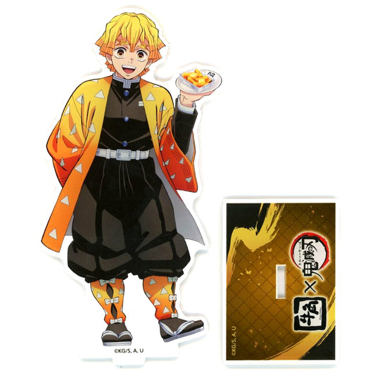 Zenitsu Agatsuma ufotable Illustration Original Acrylic Stand Gyukaku x Demon Slayer Yakiniku Zen Shuchu Campaign Tanjiro and Hashira Gathering Arc Set Menu Order Limited [USED]