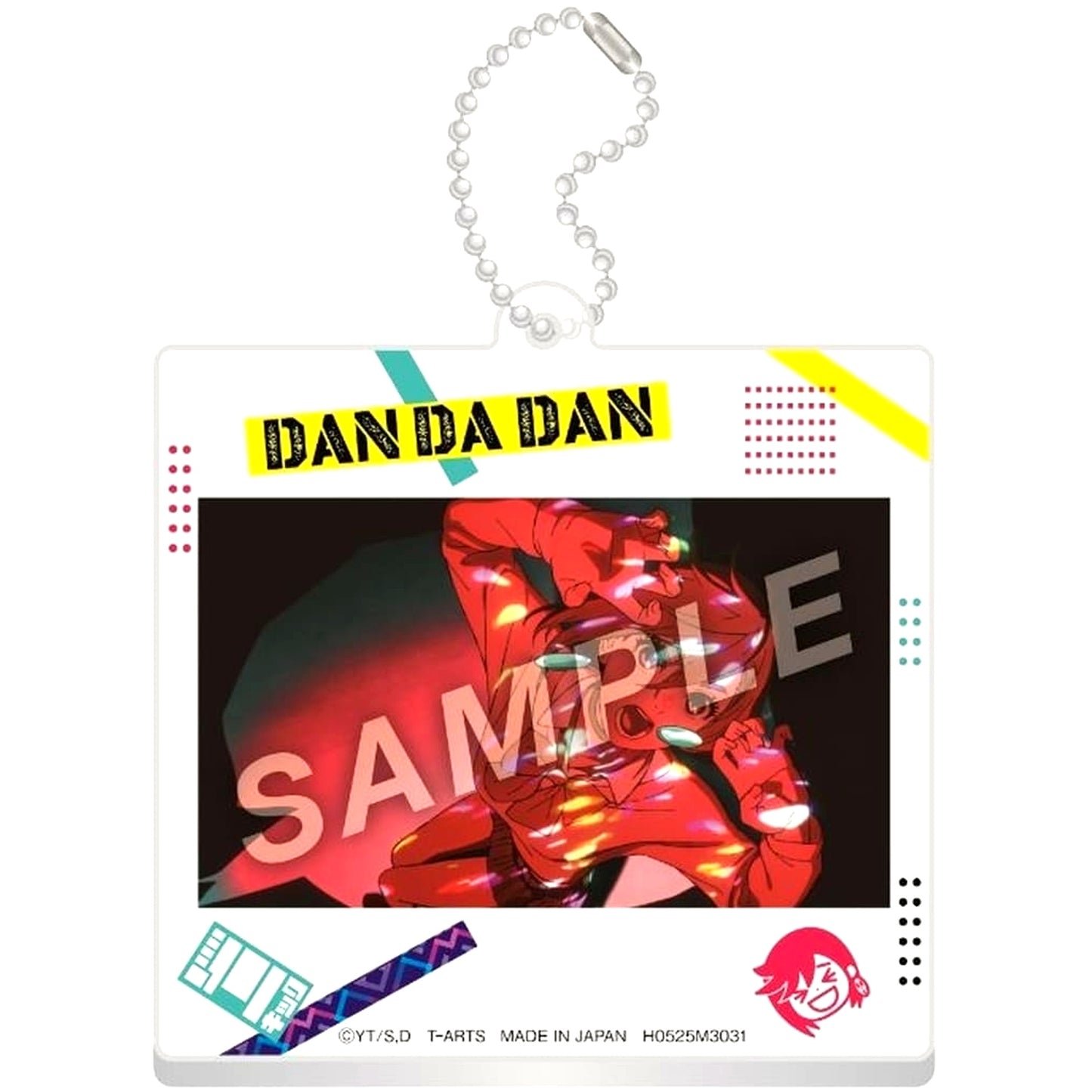 Dandadan Momo Scene Photo Trading Acrylic Keychain A [USED]