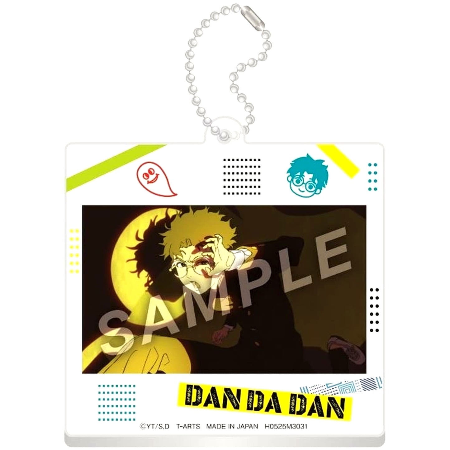 Dandadan Okarun Scene Photo Trading Acrylic Keychain [USED]