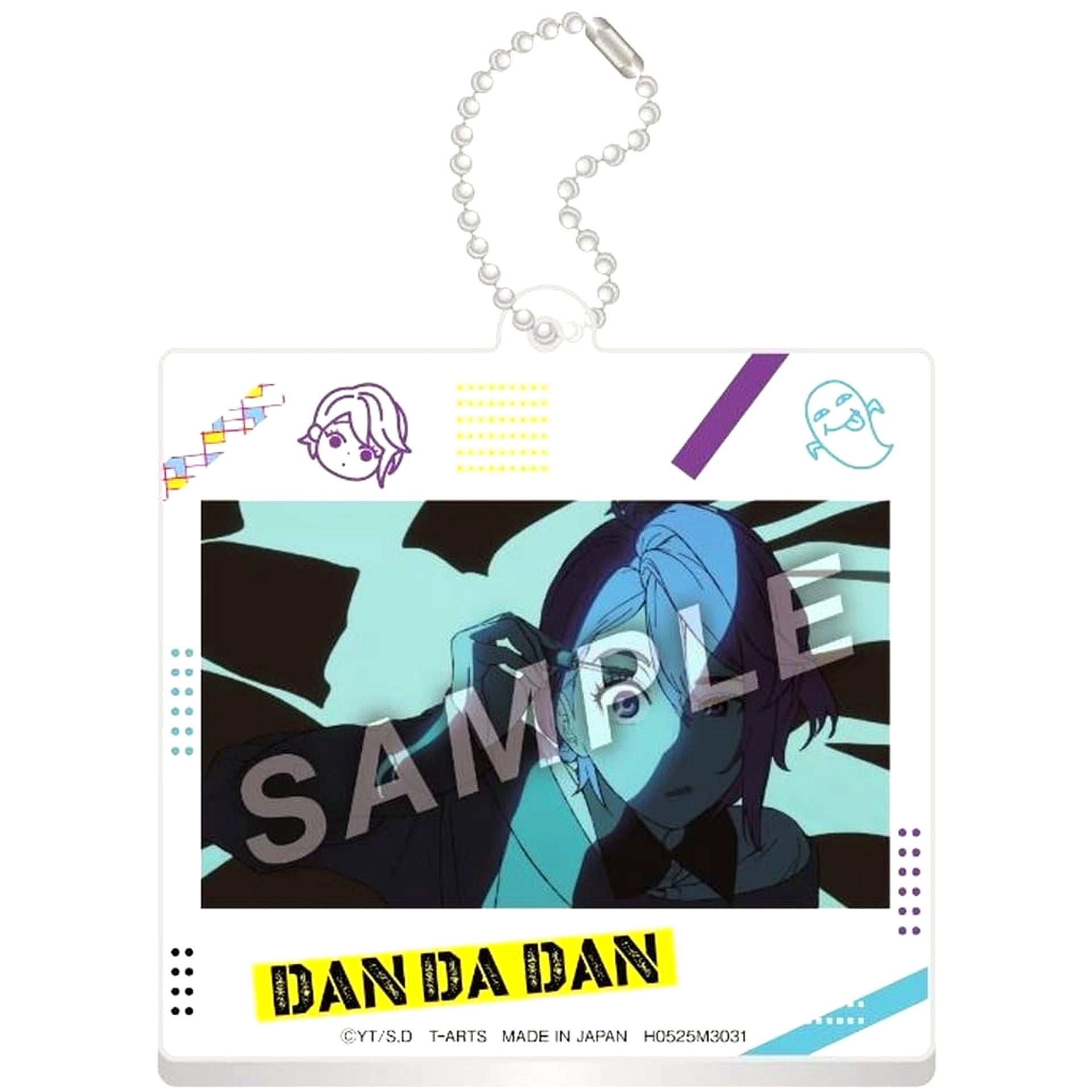 Dandadan Aira Scene Photo Trading Acrylic Keychain [USED]