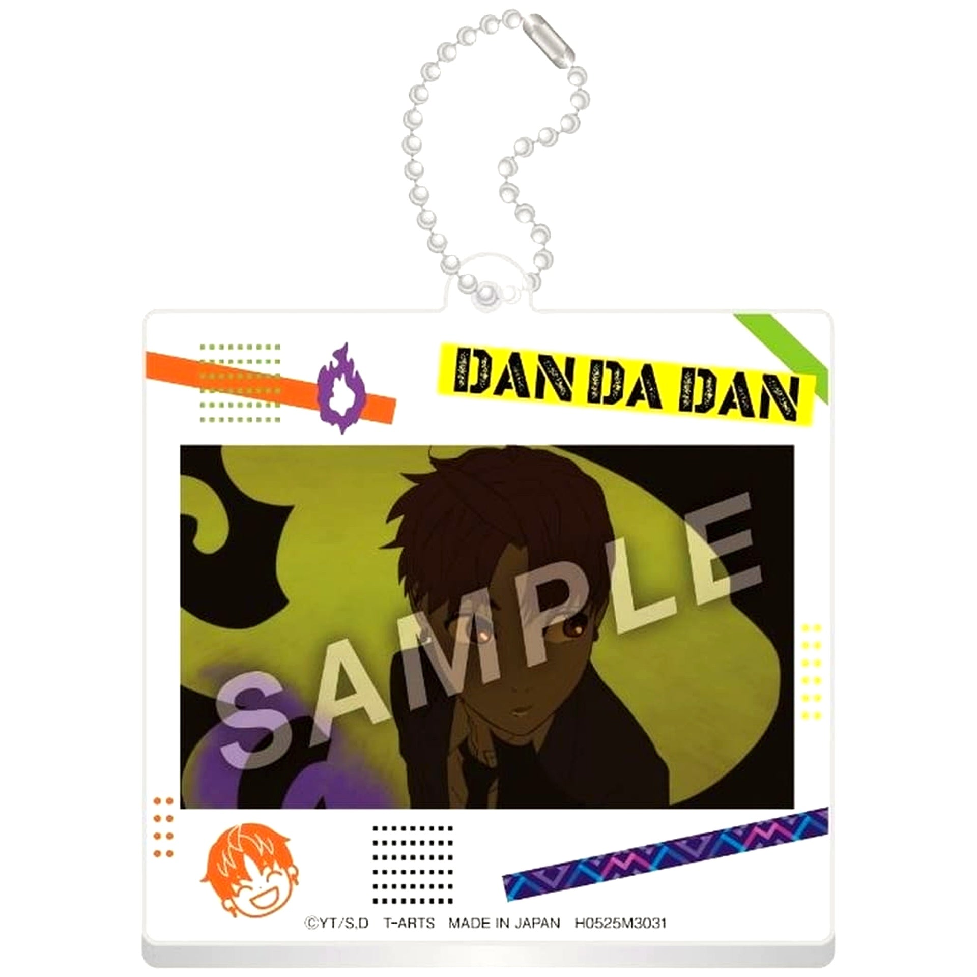 Dandadan Jiji Scene Photo Trading Acrylic Keychain [USED]