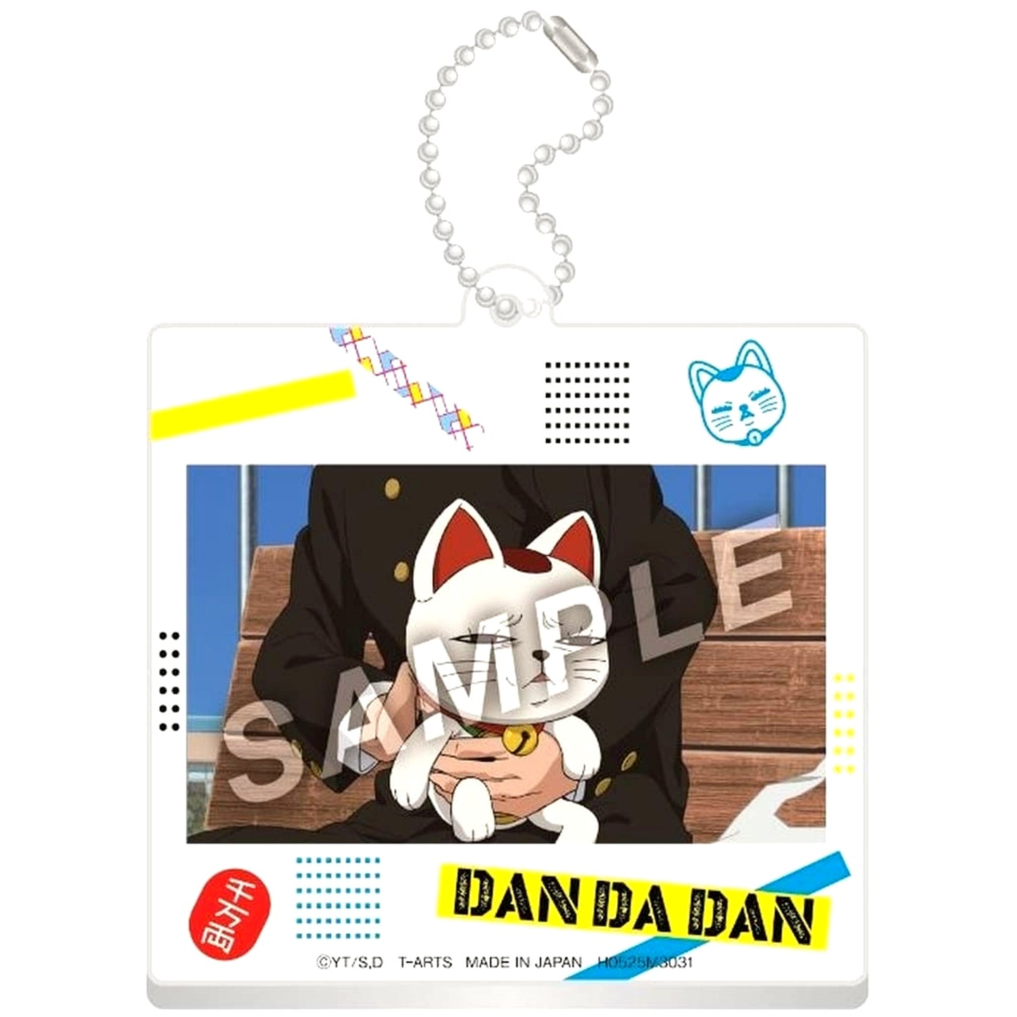 Dandadan Turbo Granny Maneki-neko Scene Photo Trading Acrylic Keychain [USED]