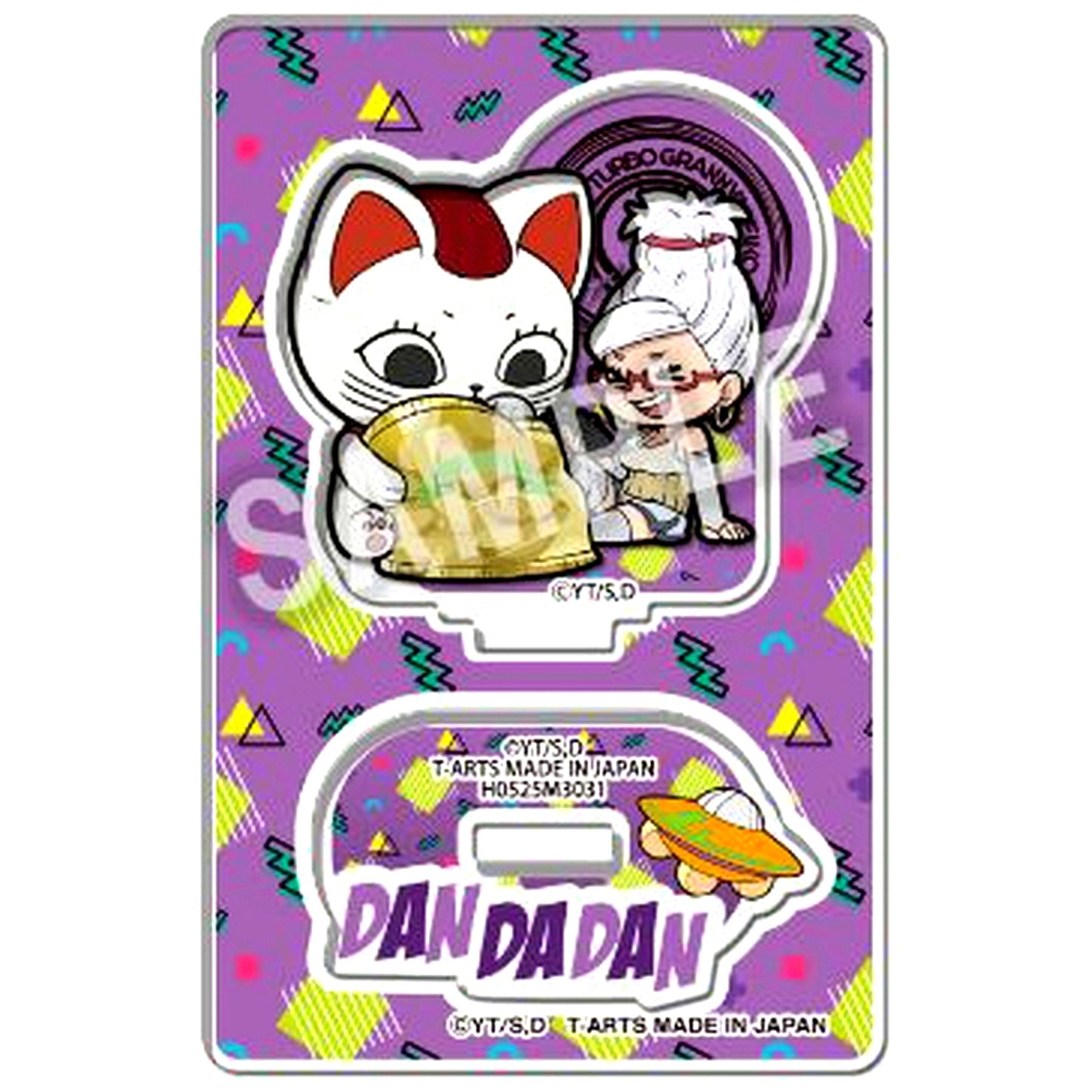 Seiko & Turbo Granny (Lucky Cat) Deforme Dandadan Trading Acrylic Stand [USED]