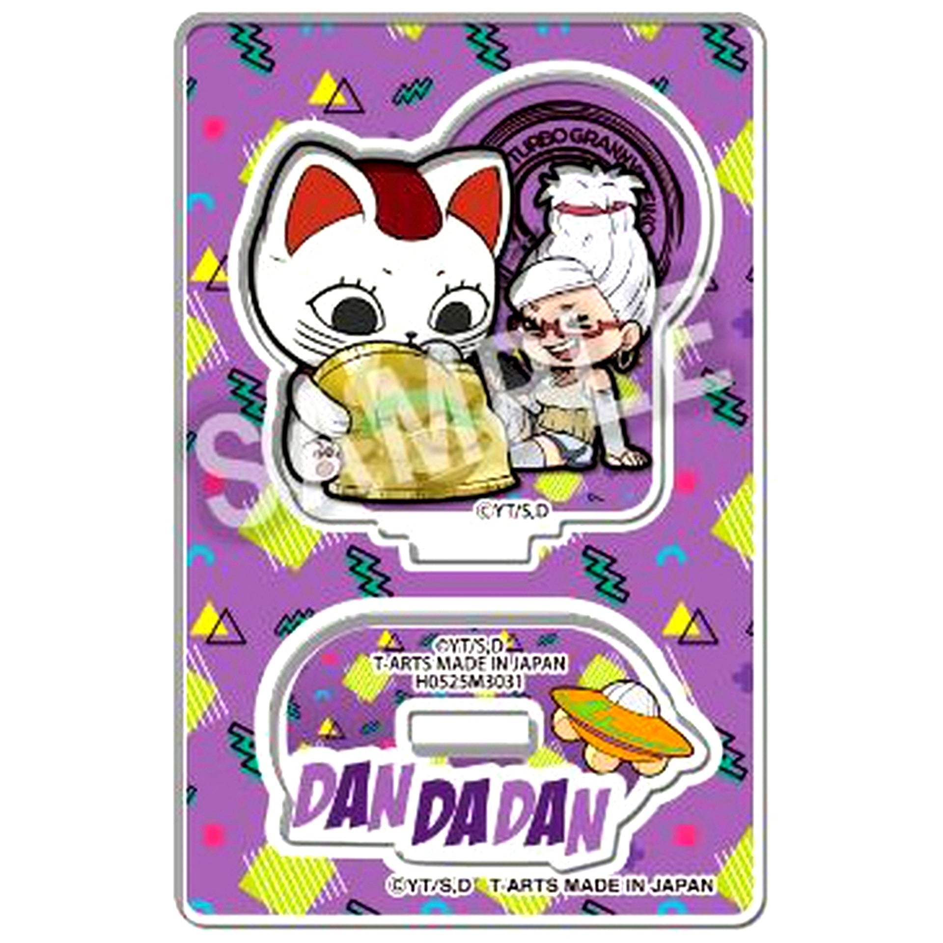 Seiko & Turbo Granny (Lucky Cat) Deforme Dandadan Trading Acrylic Stand [USED]