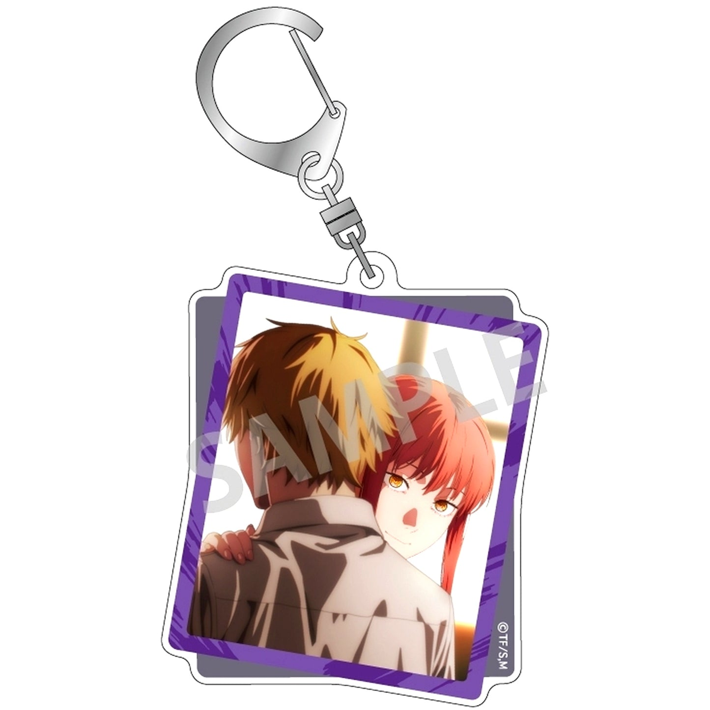 Denji & Makima Acrylic Keychain Chainsaw Man [USED]