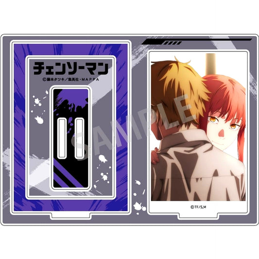 Denji & Makima Chainsaw Man Frame Acrylic Stand [USED]