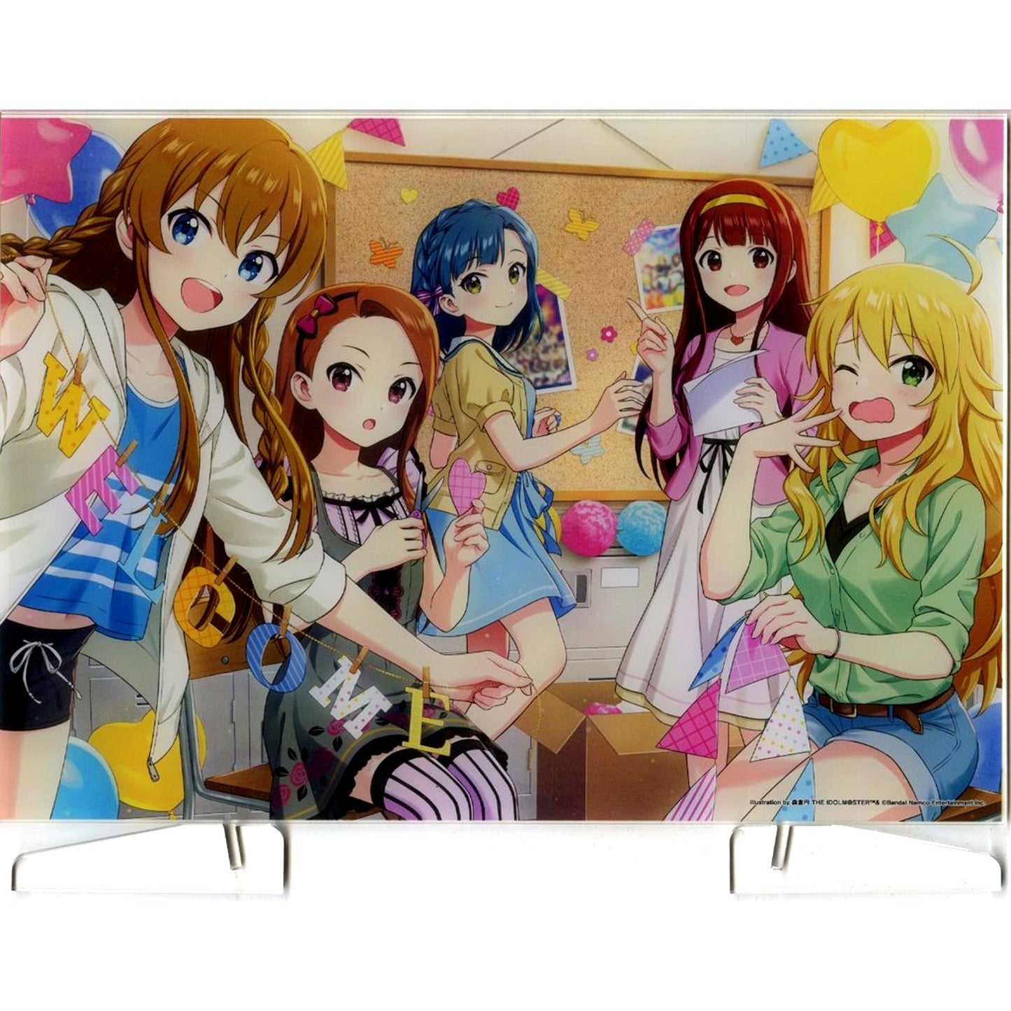 En Morikura Illustration THE IDOLM@STER MILLION LIVE! Official Collab Acrylic Panel Exhibition Crossing Our MILLION LIKE! [USED]