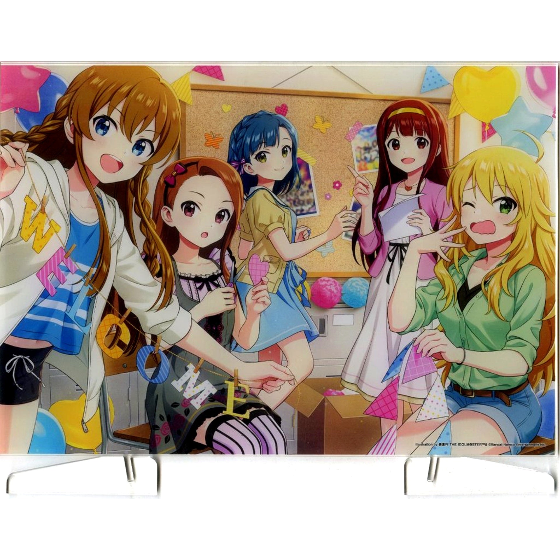 En Morikura Illustration THE IDOLM@STER MILLION LIVE! Official Collab Acrylic Panel Exhibition Crossing Our MILLION LIKE! [USED]