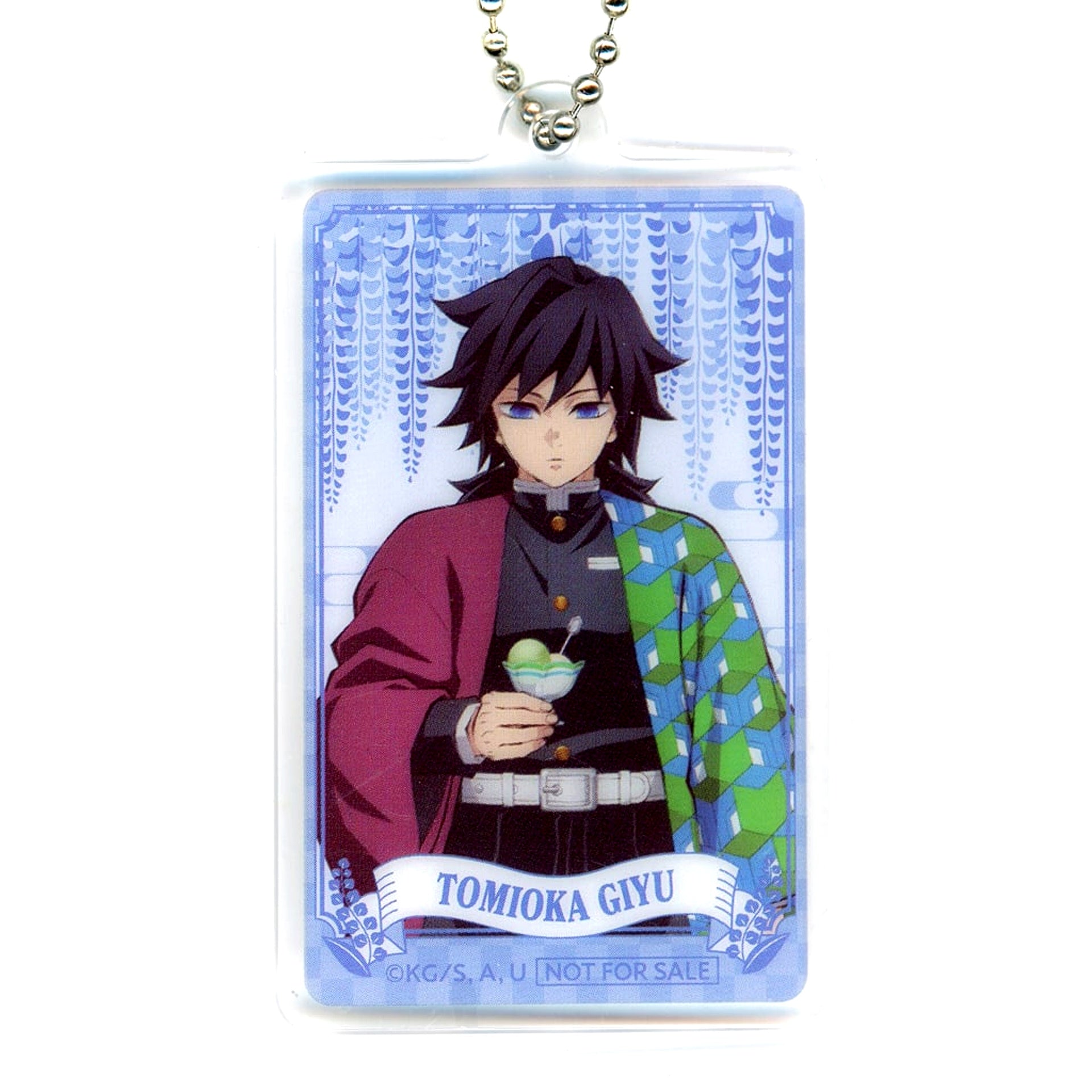Giyu Tomioka Original Acrylic Charm Demon Slayer: Kimetsu no Yaiba x FamilyMart Campaign [USED]