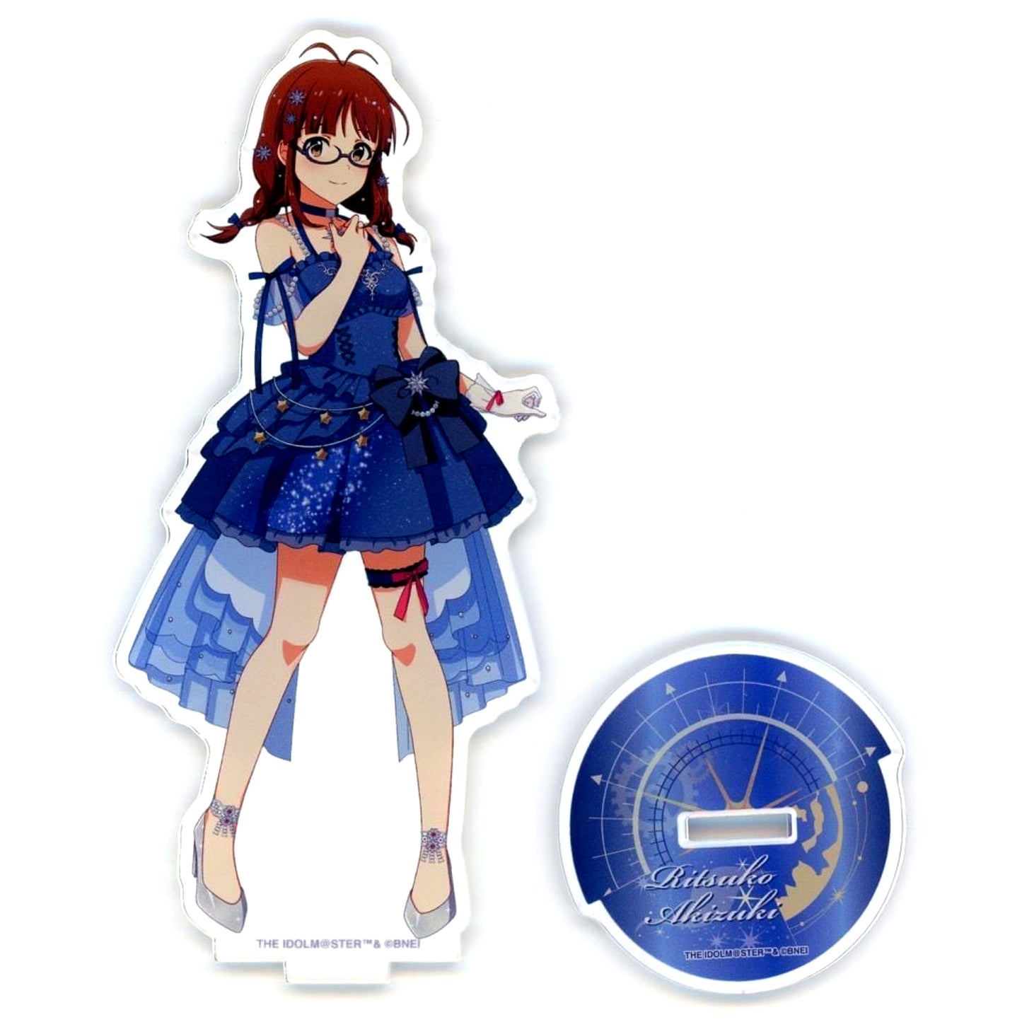Ritsuko Akizuki The Idolmaster Series Acrylic Stand Cerulean Astrolabe Atre [USED]