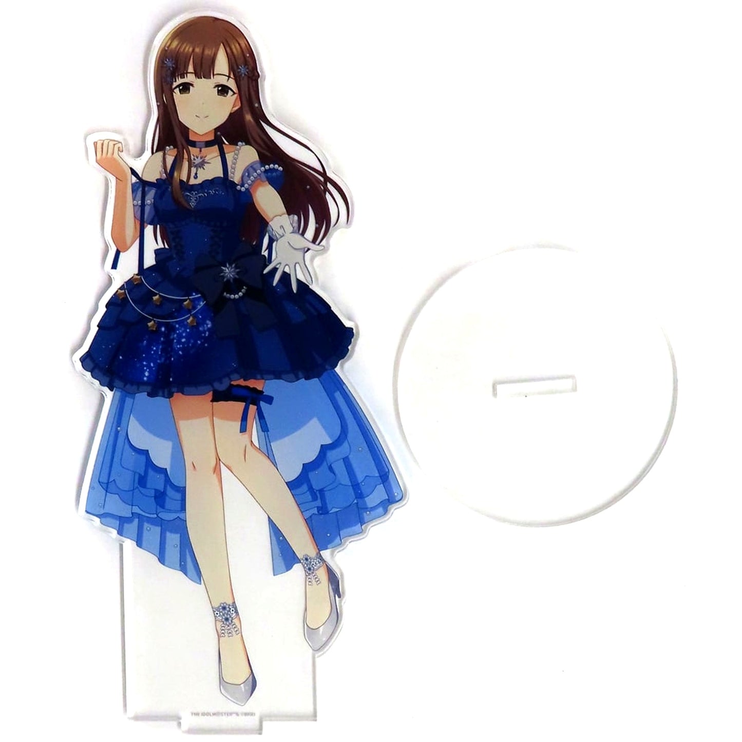Yukari Mizumoto The Idolmaster Series Slightly Big Acrylic Stand Cerulean Astrolabe Ver. Atre Akihabara [USED]