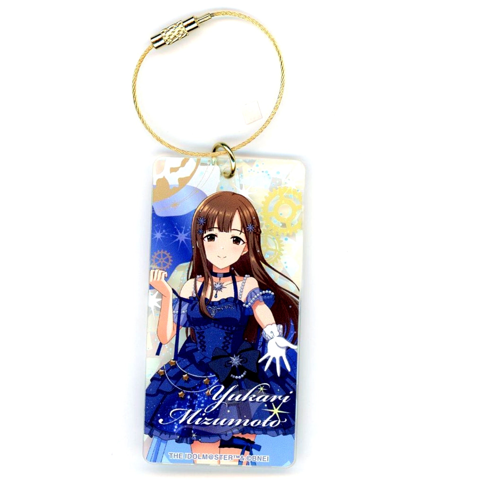 Yukari Mizumoto The Idolmaster Series Acrylic Keychain Cerulean Astrolabe Ver. Atre Akihabara [USED]