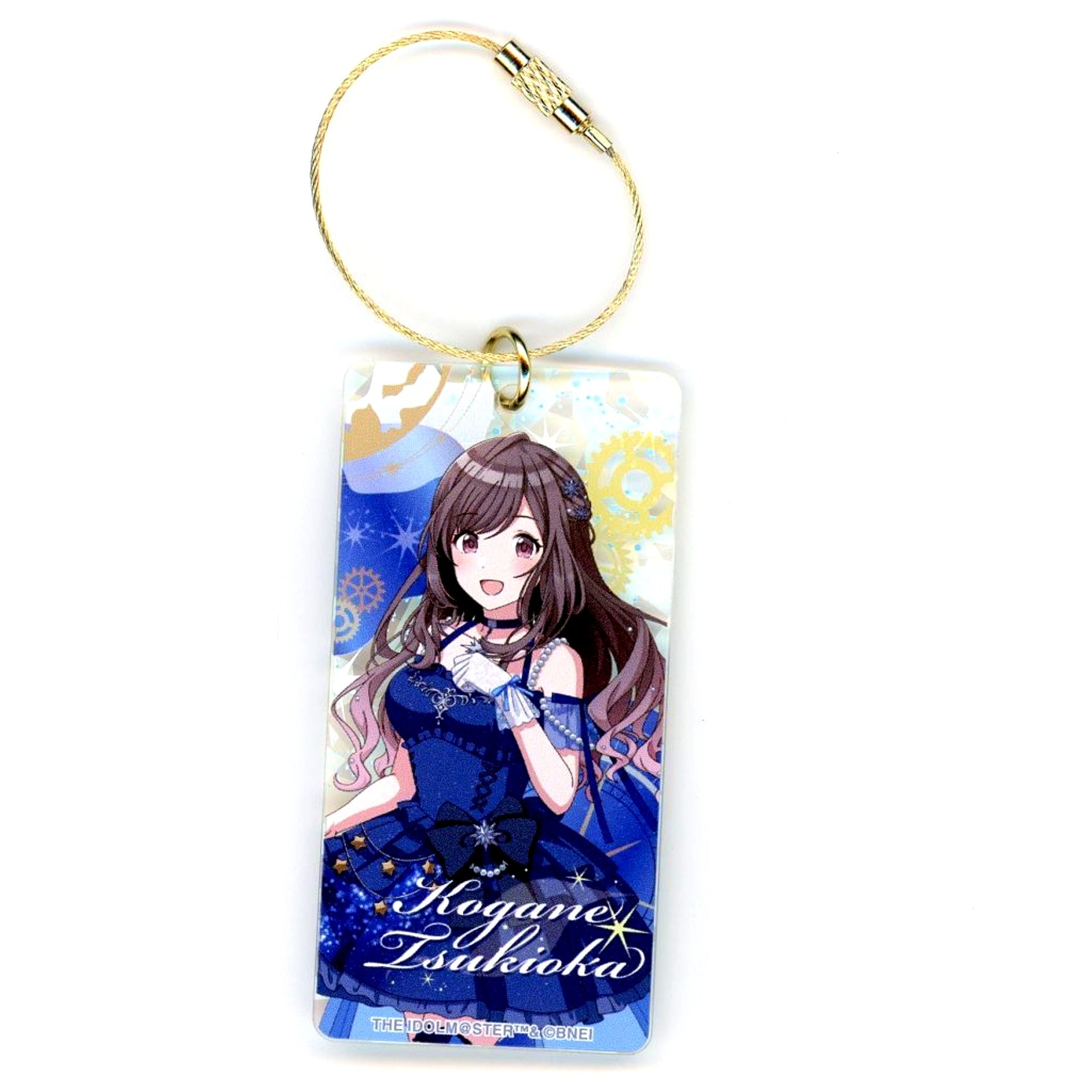 Kogane Tsukioka The Idolmaster Series Acrylic Keychain Cerulean Astrolabe Ver. Atre Akihabara [USED]