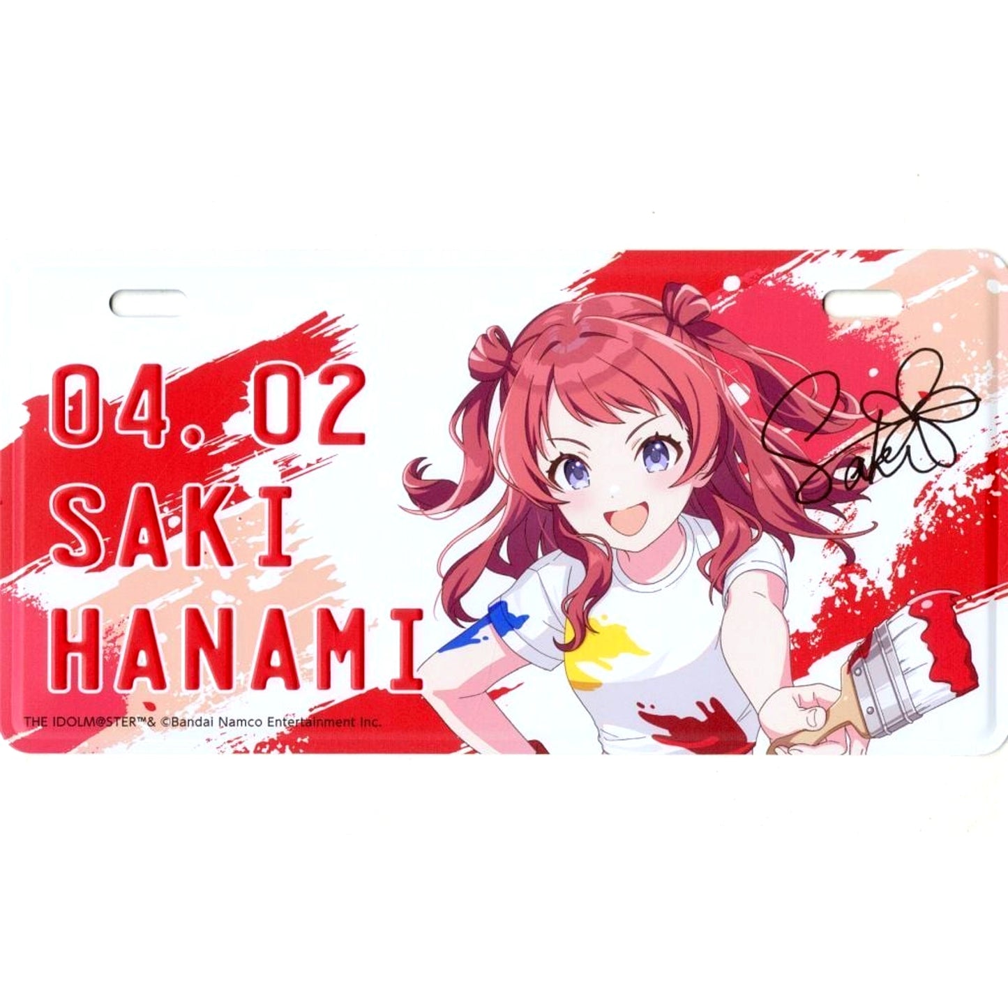 Saki Hanami Gakuen Idolmaster Birthday Plate Atre Akihabara Collab [USED]