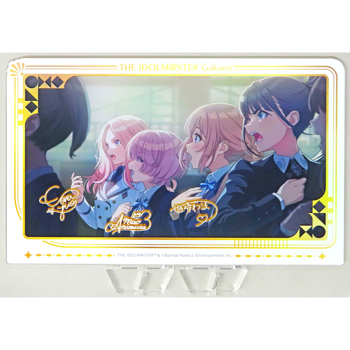 This is Our 3 Years Gakuen iDOLM@STER A Prize Official Shop Acrylic Board [USED]