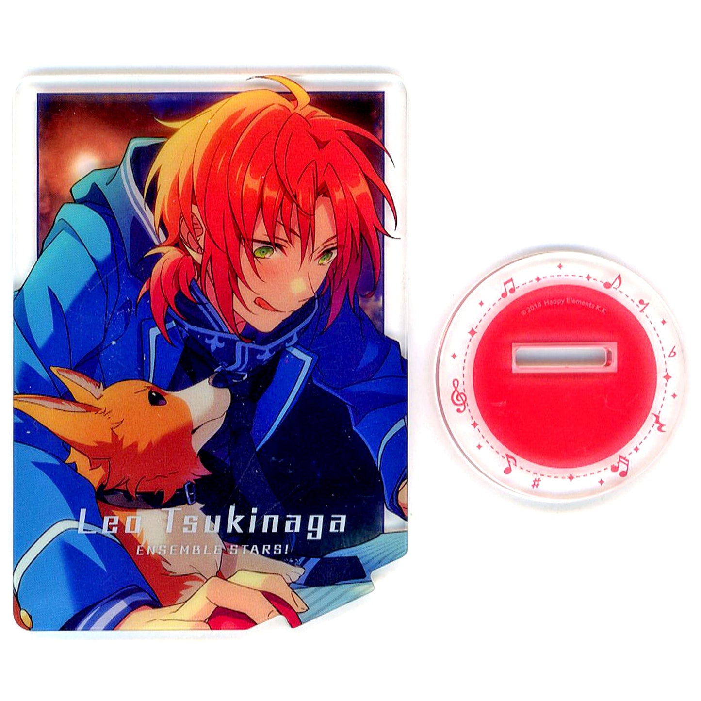 Leo Tsukinaga 16 Ensemble Stars!! Naname Acrylic Stand Yumenosaki Ver. [USED]
