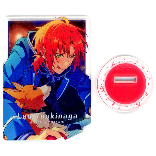 Leo Tsukinaga 16 Ensemble Stars!! Naname Acrylic Stand Yumenosaki Ver. [USED]