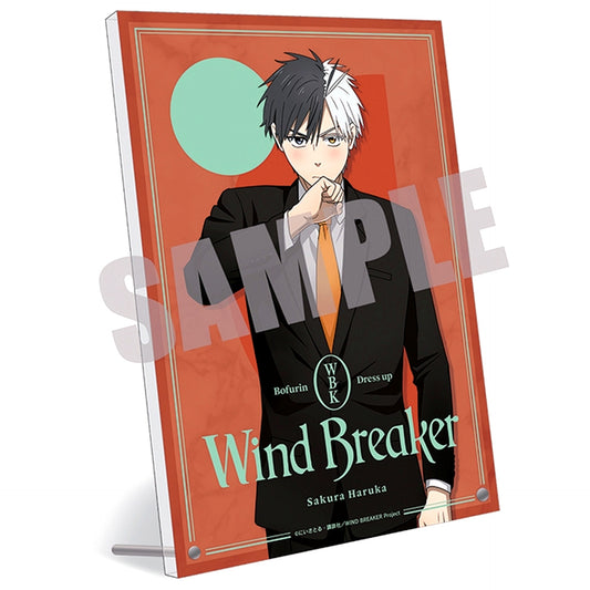 Haruka Sakura Wind Breaker Acrylic Art Board Dress up ver. [USED]