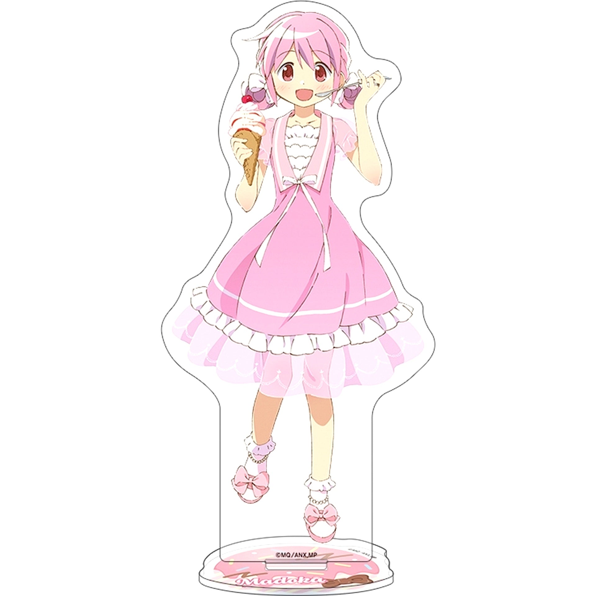 Madoka Kaname ice cream PARTY Puella Magi Madoka Magica Acrylic Stand [USED]