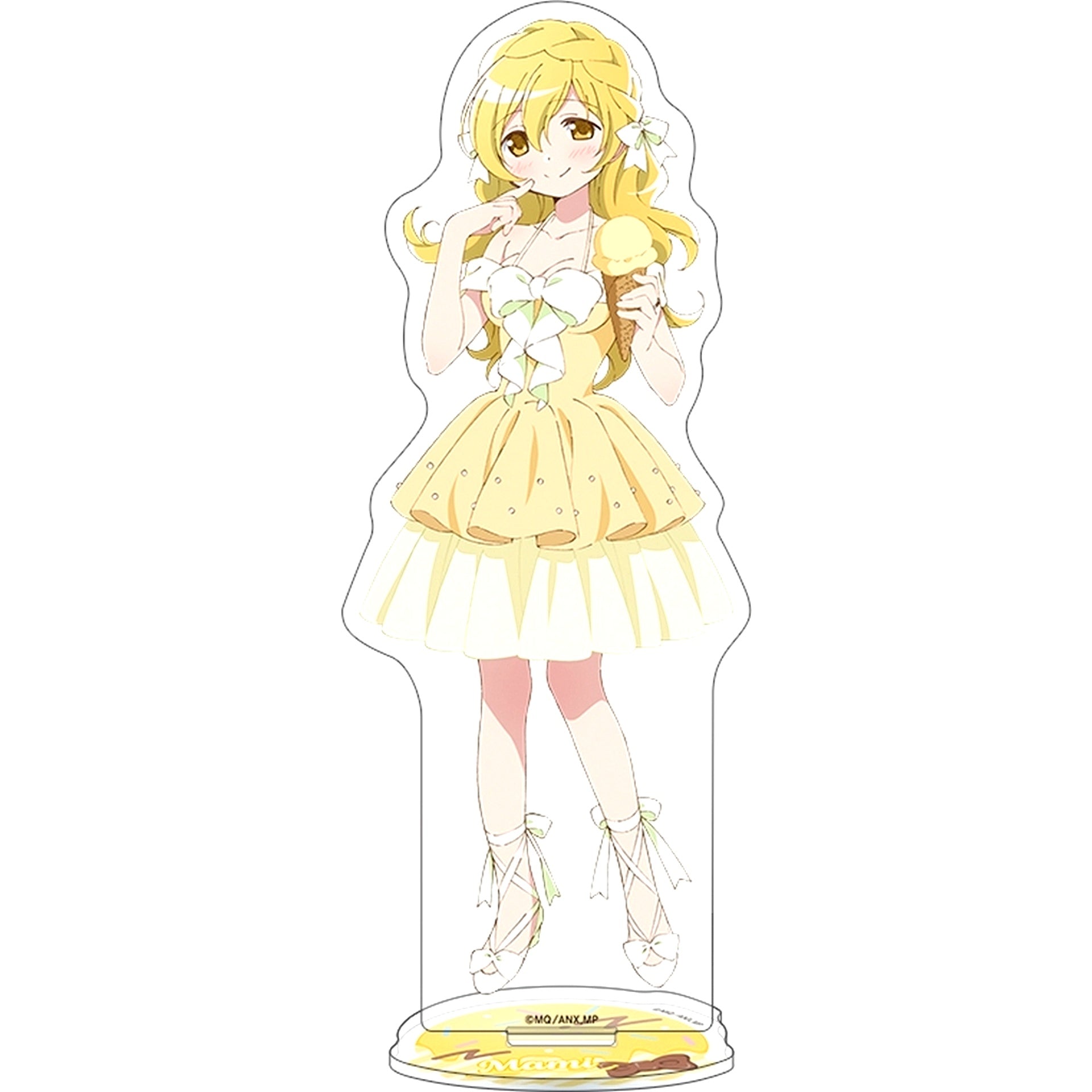Mami Tomoe ice cream PARTY Puella Magi Madoka Magica Acrylic Stand [USED]