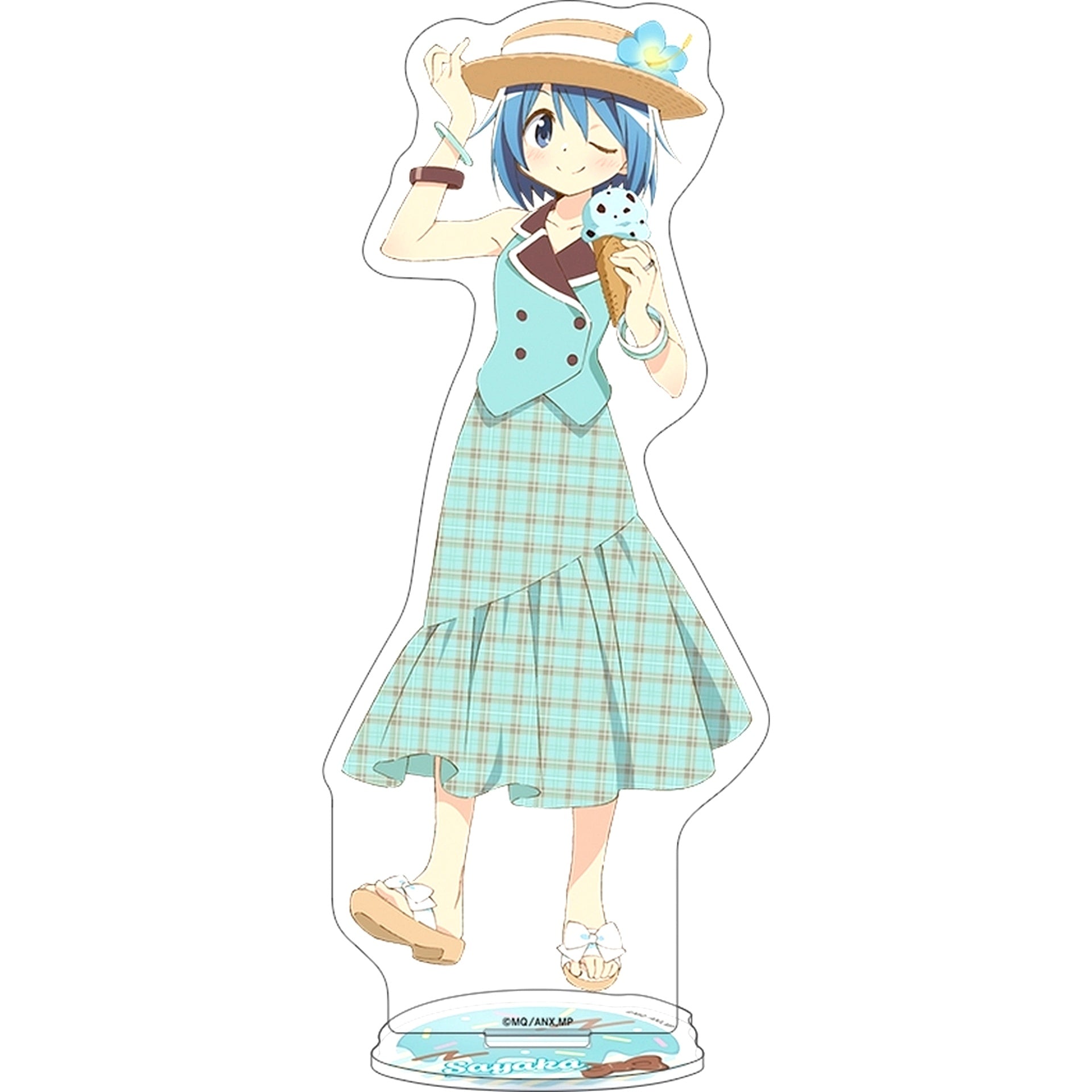 Sayaka Miki ice cream PARTY Puella Magi Madoka Magica Acrylic Stand [USED]