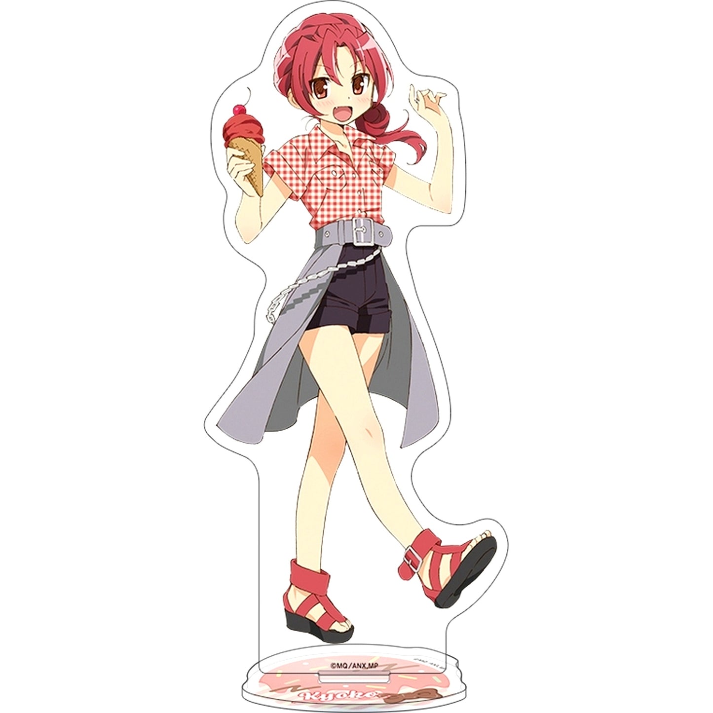 Kyoko Sakura ice cream PARTY Puella Magi Madoka Magica Acrylic Stand [USED]
