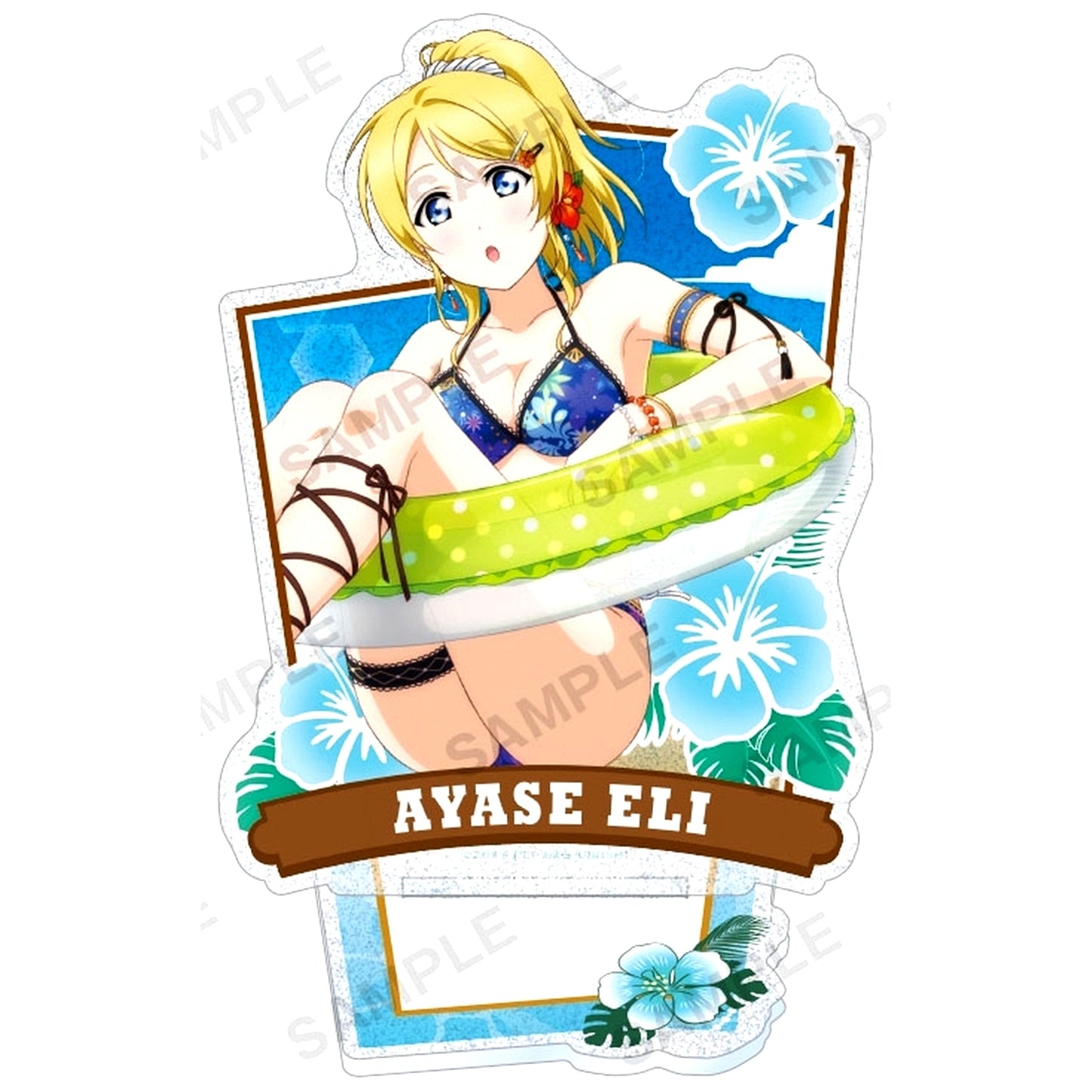 Eli Ayase u's Pool Ver. Kirarin Acrylic Stand Love Live! School Idol Festival [USED]
