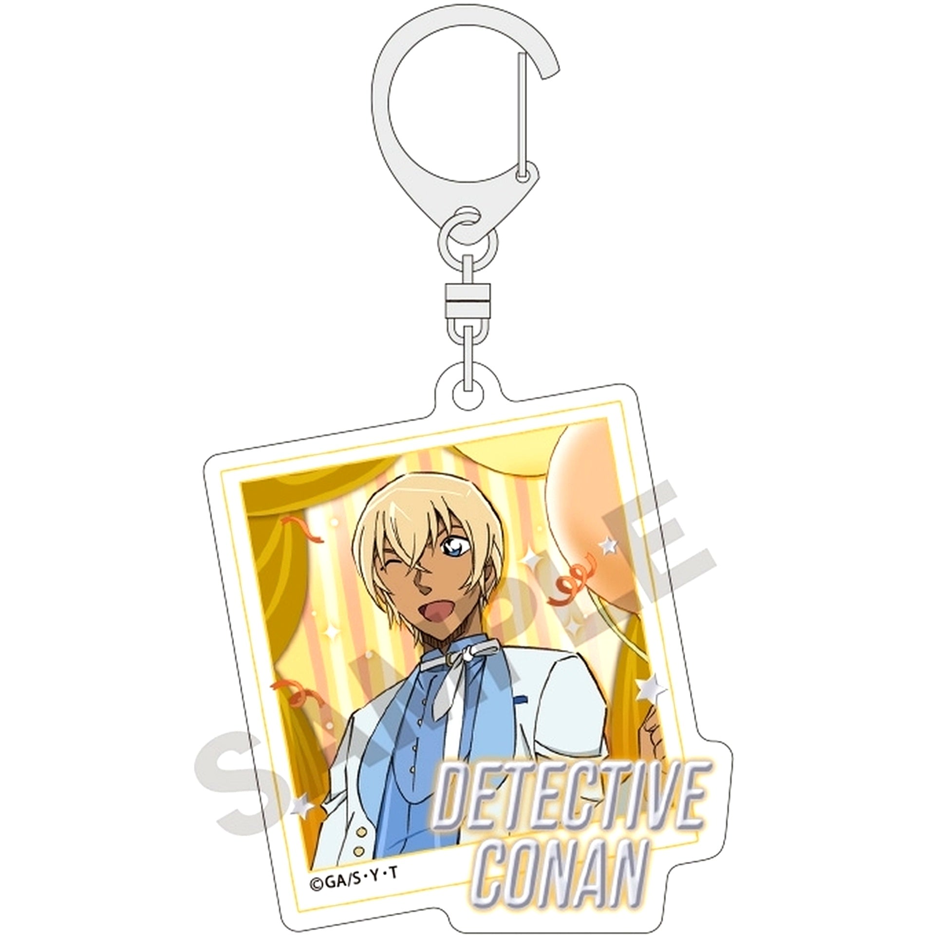 Toru Amuro Detective Conan Trading Acrylic Keychain Balloon No.7 [USED]