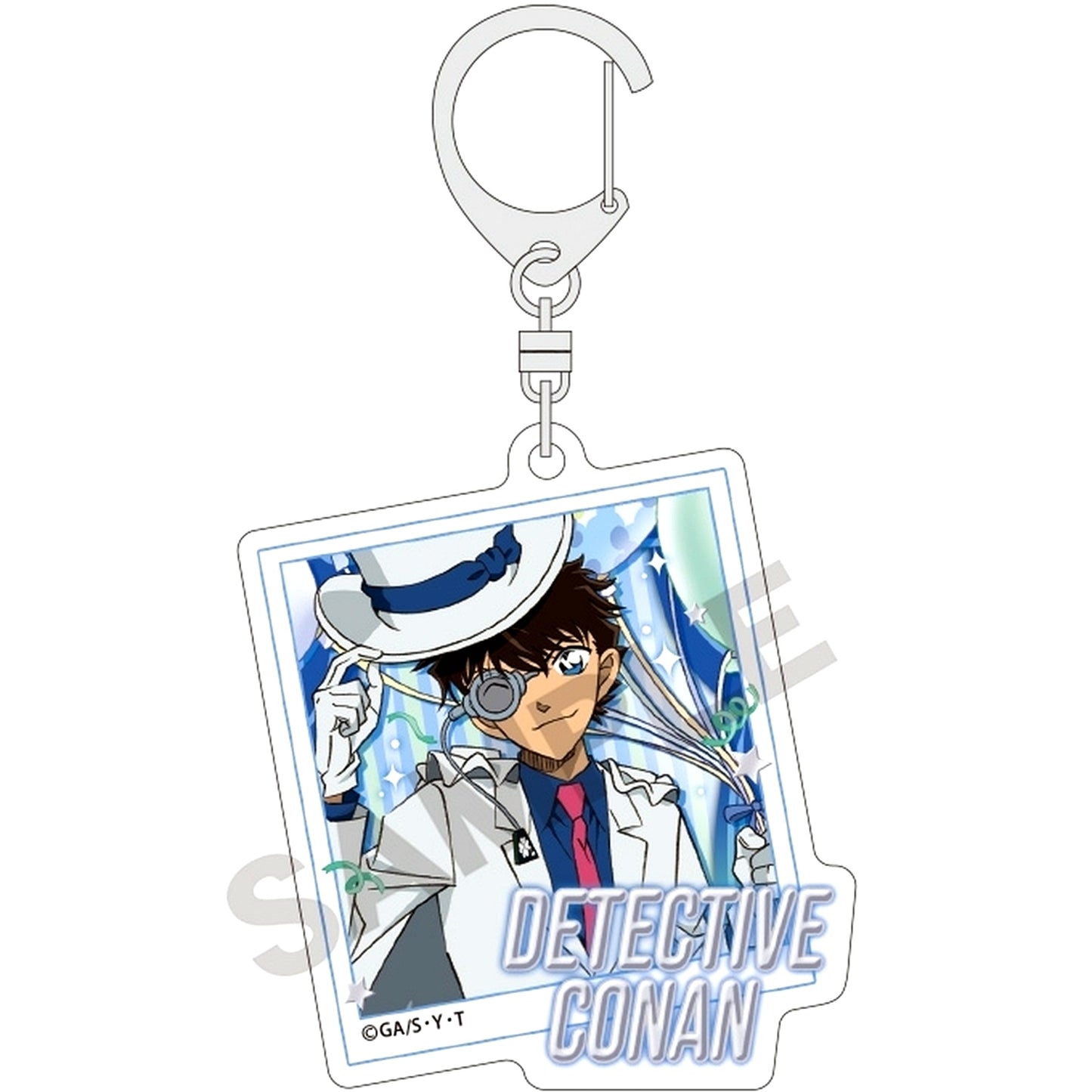 Kaito Kid Detective Conan Trading Acrylic Keychain Balloon No.8 [USED]