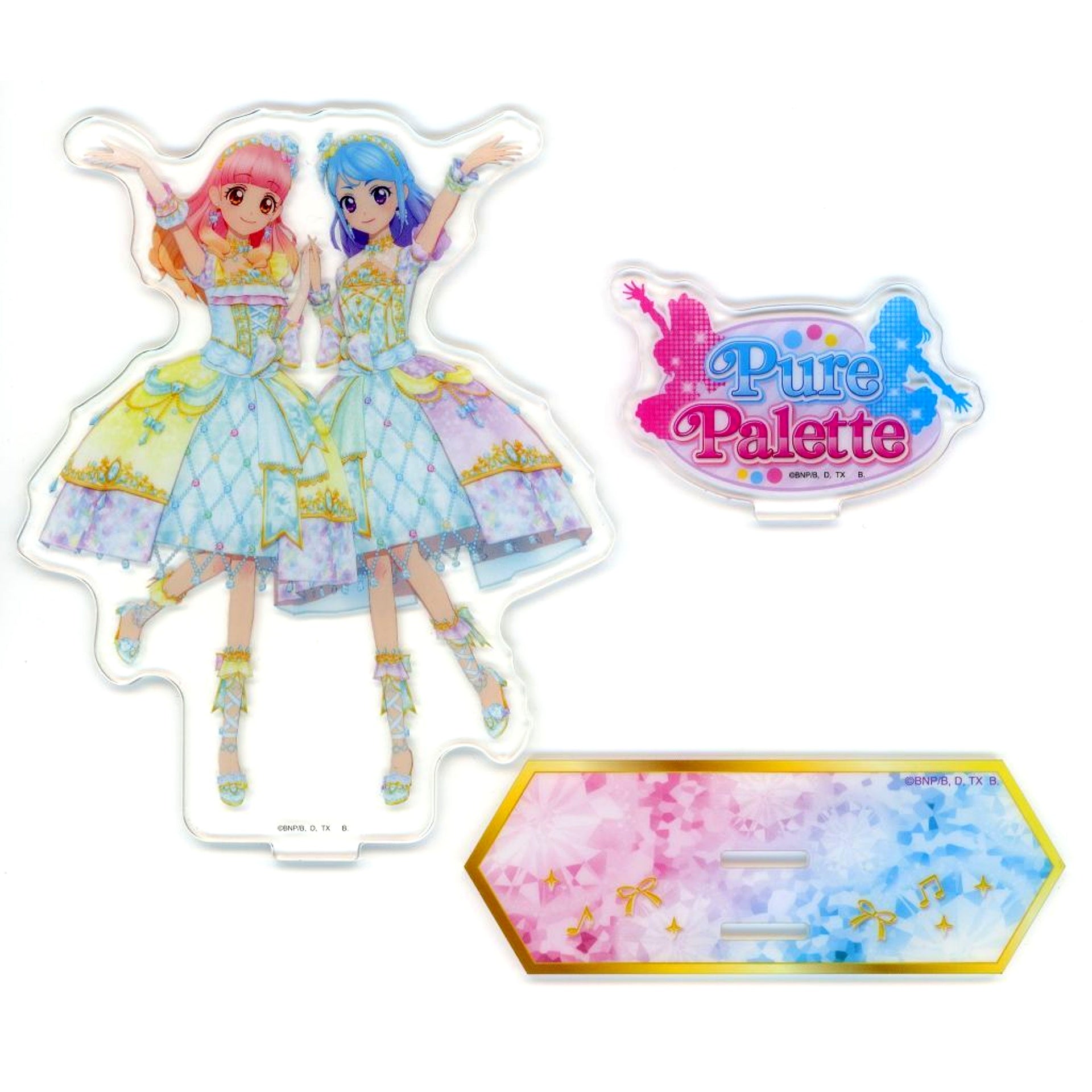 Pure Palette Aikatsu Friends! Data Carddass Ver. Acrylic Stand [USED]