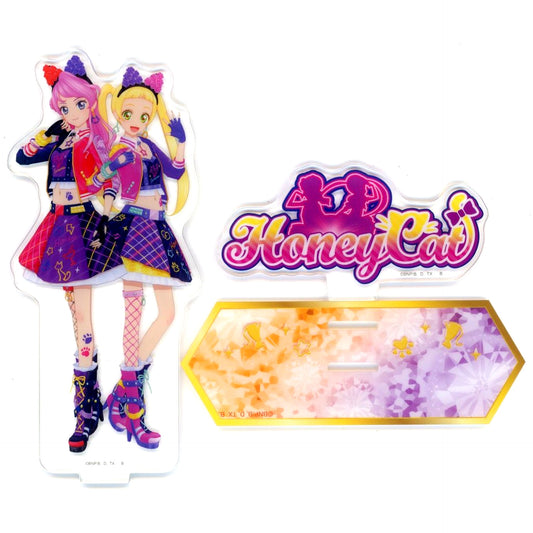 Honey Cat Data Carddass Ver. Acrylic Stand Aikatsu Friends! [USED]
