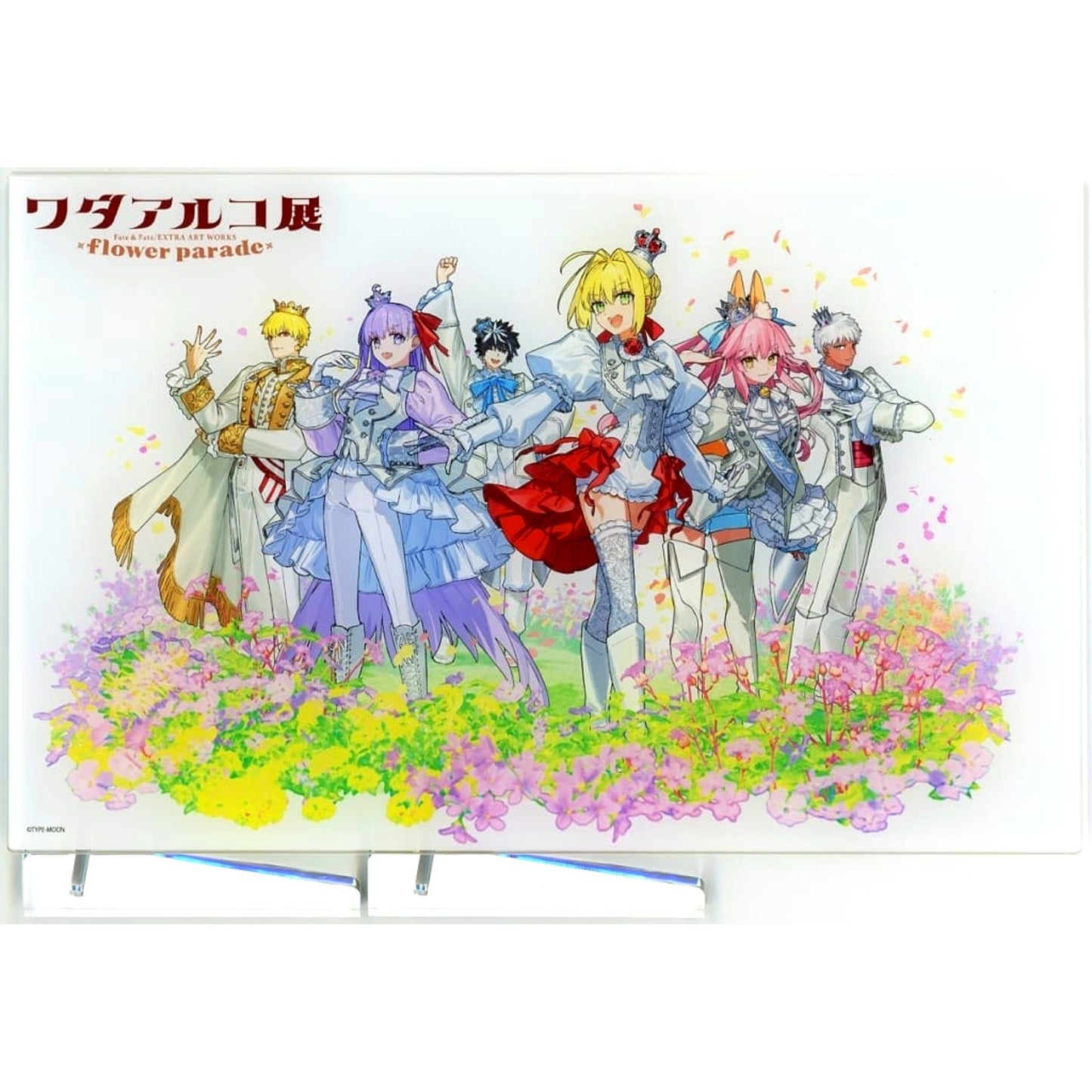 Fate/EXTRA Acrylic Board Flower Parade Wada Arco Exhibition Fate and Fate/EXTRA ART WORKS Flower Parade Encore Main Visual [USED]