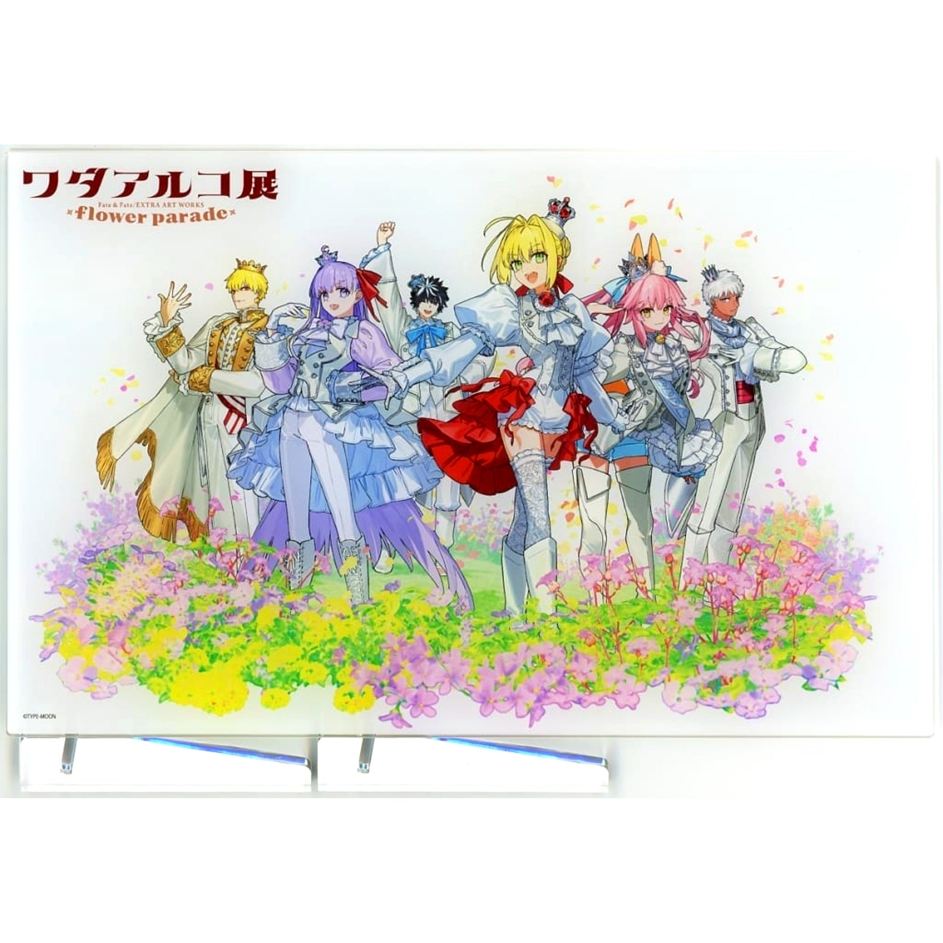 Fate/EXTRA Acrylic Board Flower Parade Wada Arco Exhibition Fate and Fate/EXTRA ART WORKS Flower Parade Encore Main Visual [USED]