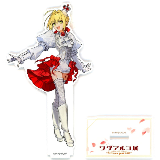 Nero Claudius Flower Parade Acrylic Stand Wada Arco Exhibition Fate & Fate/EXTRA ART WORKS Flower Parade Encore [USED]