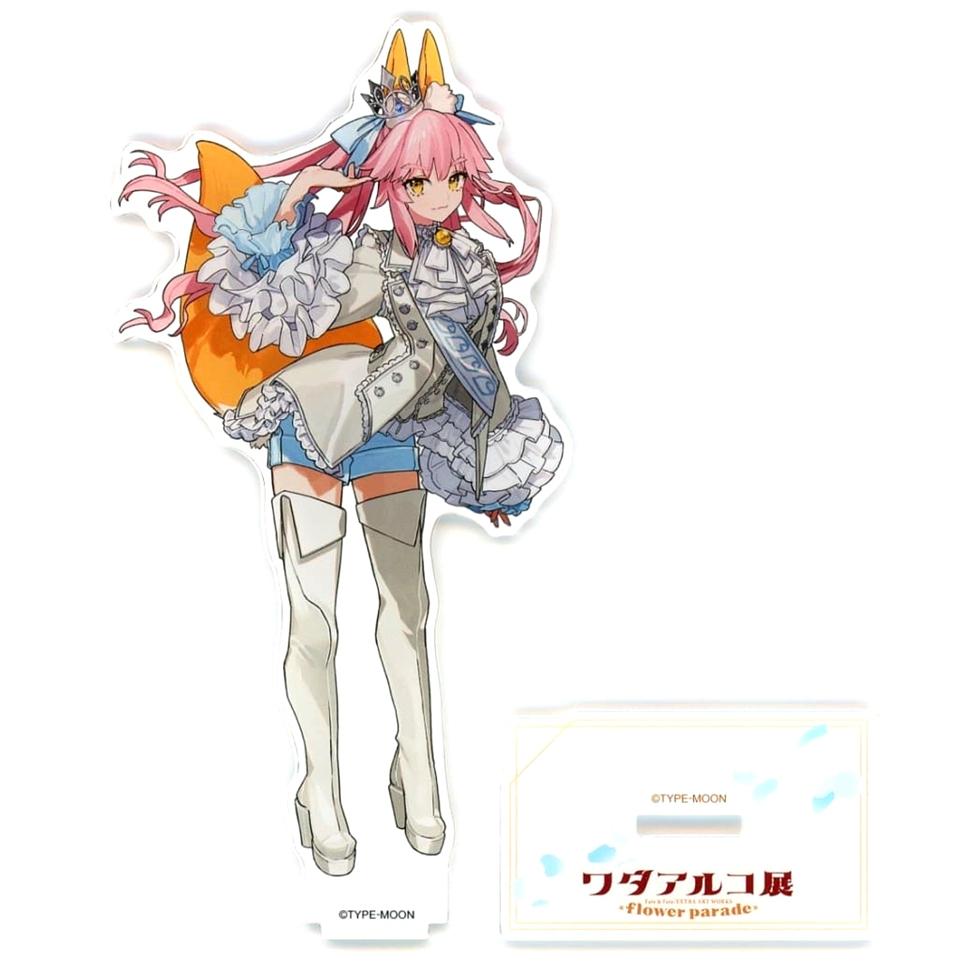 Tamamo no Mae Fate/EXTRA Wada Arco Exhibition Fate & Fate/EXTRA ART WORKS flower parade Encore Acrylic Stand [USED]