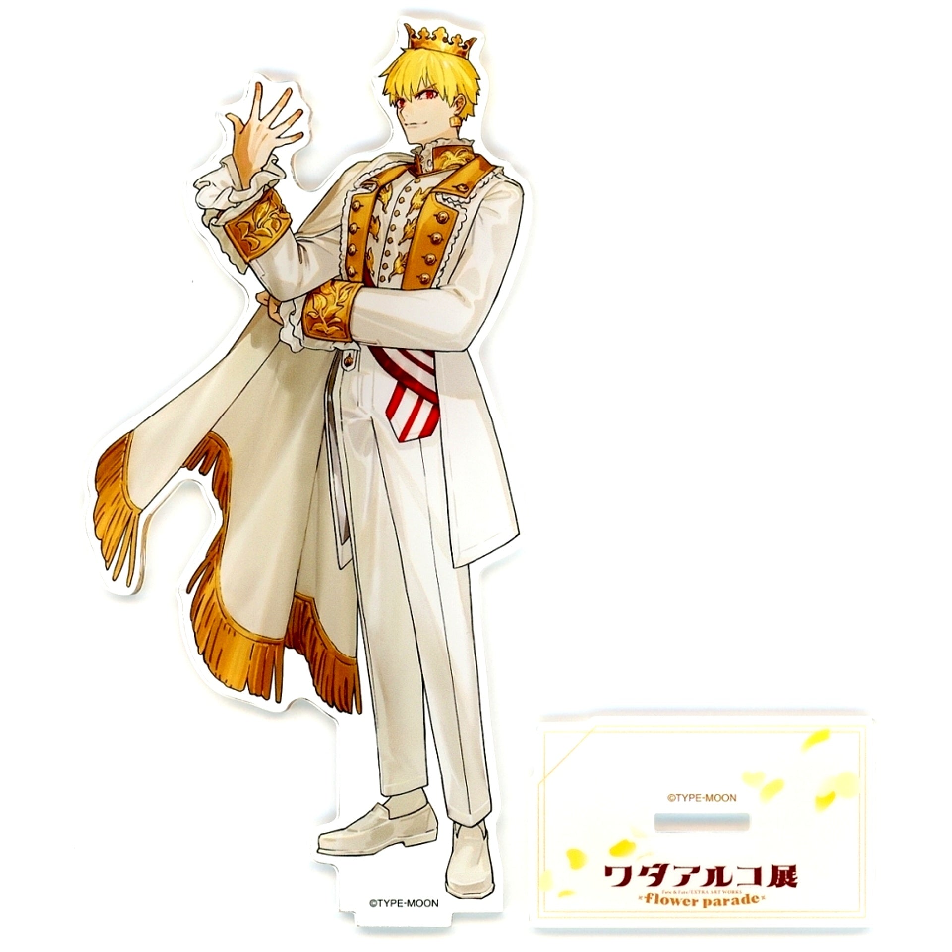 Gilgamesh Flower Parade Acrylic Stand Wada Arco Exhibition Fate & Fate/EXTRA ART WORKS Flower Parade Encore [USED]