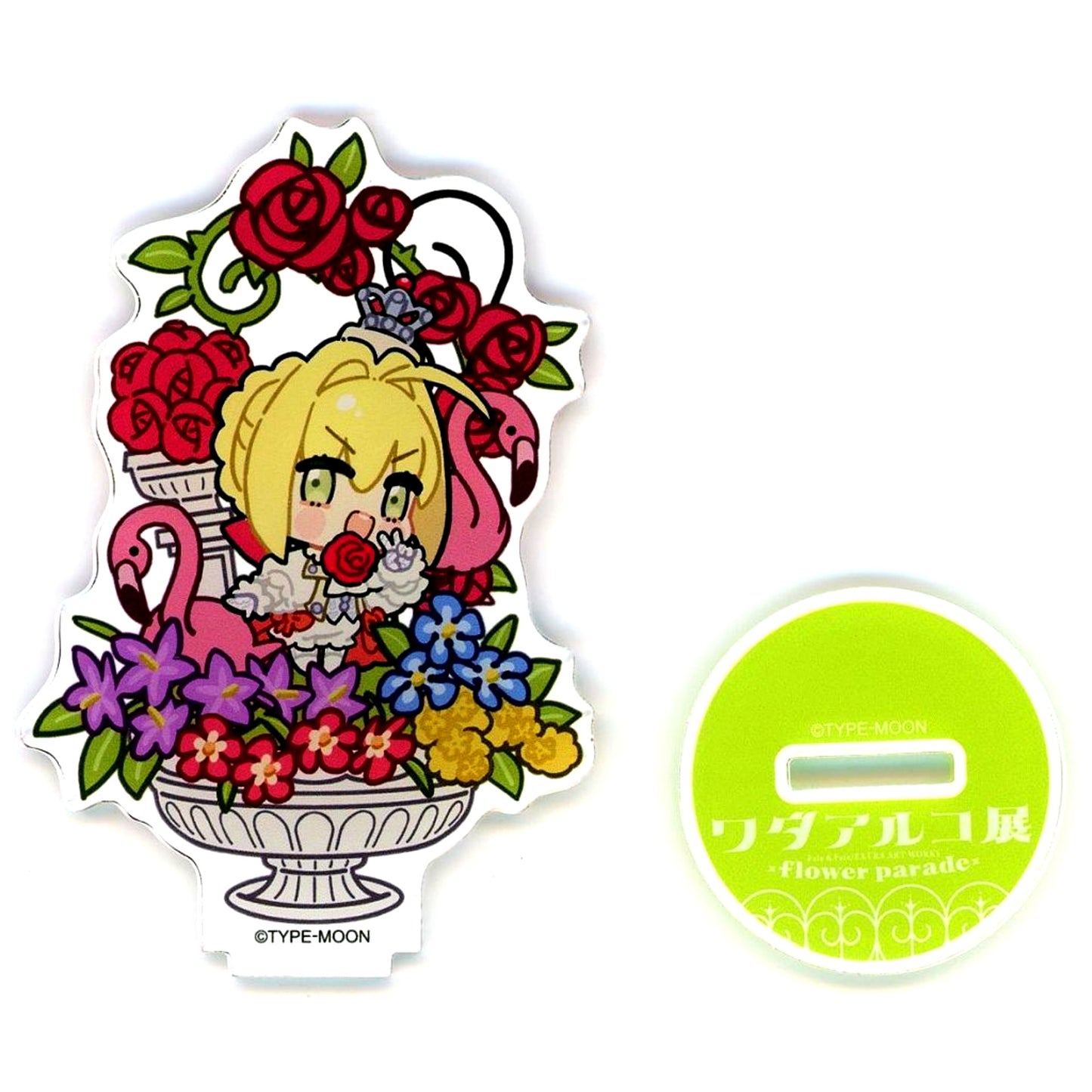 Nero Claudius Fate & Fate/EXTRA ART WORKS Wada Arco Exhibition flower parade Encore Deformed Acrylic Stand [USED]