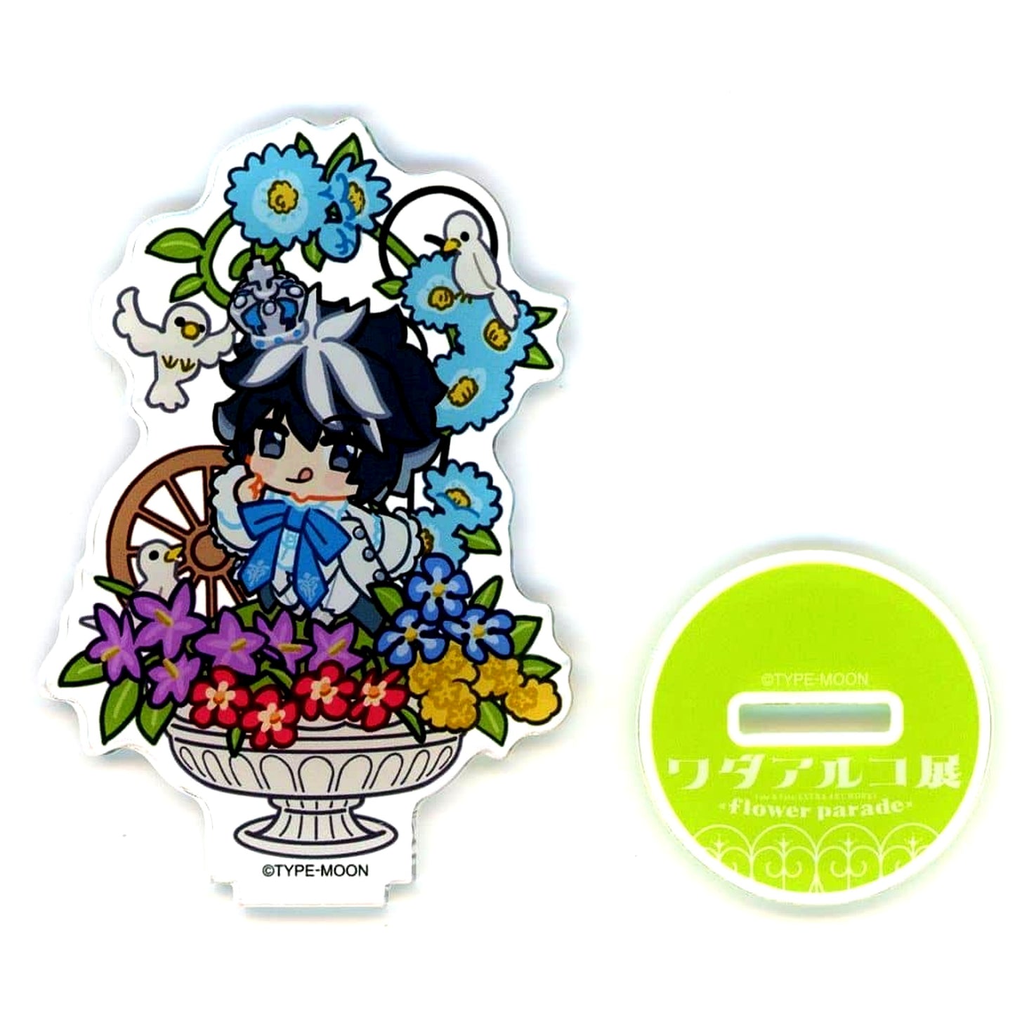 Charlemagne Fate/Grand Order Wada Arco Exhibition Fate & Fate/EXTRA ART WORKS flower parade Encore Deformed Acrylic Stand [USED]