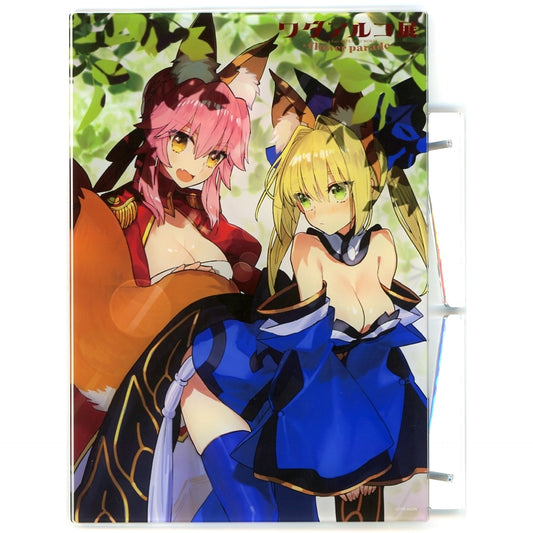 Nero Claudius & Tamamo no Mae Acrylic Board Wada Arco Exhibition Fate & Fate/EXTRA ART WORKS flower parade Encore [USED]