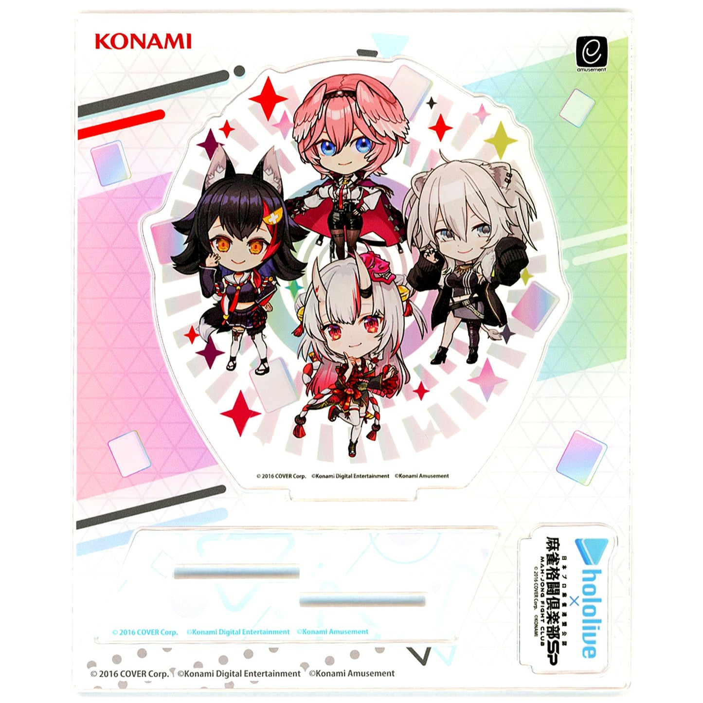 All Characters Petit Ver. Acrylic Stand Virtual YouTuber Hololive x Mahjong Fight Club Sp Hololive Mahjong Dai Dai Dai Collabo Festival Vol. 3 Original Goods Present Campaign Point Exchange Prize [USED]