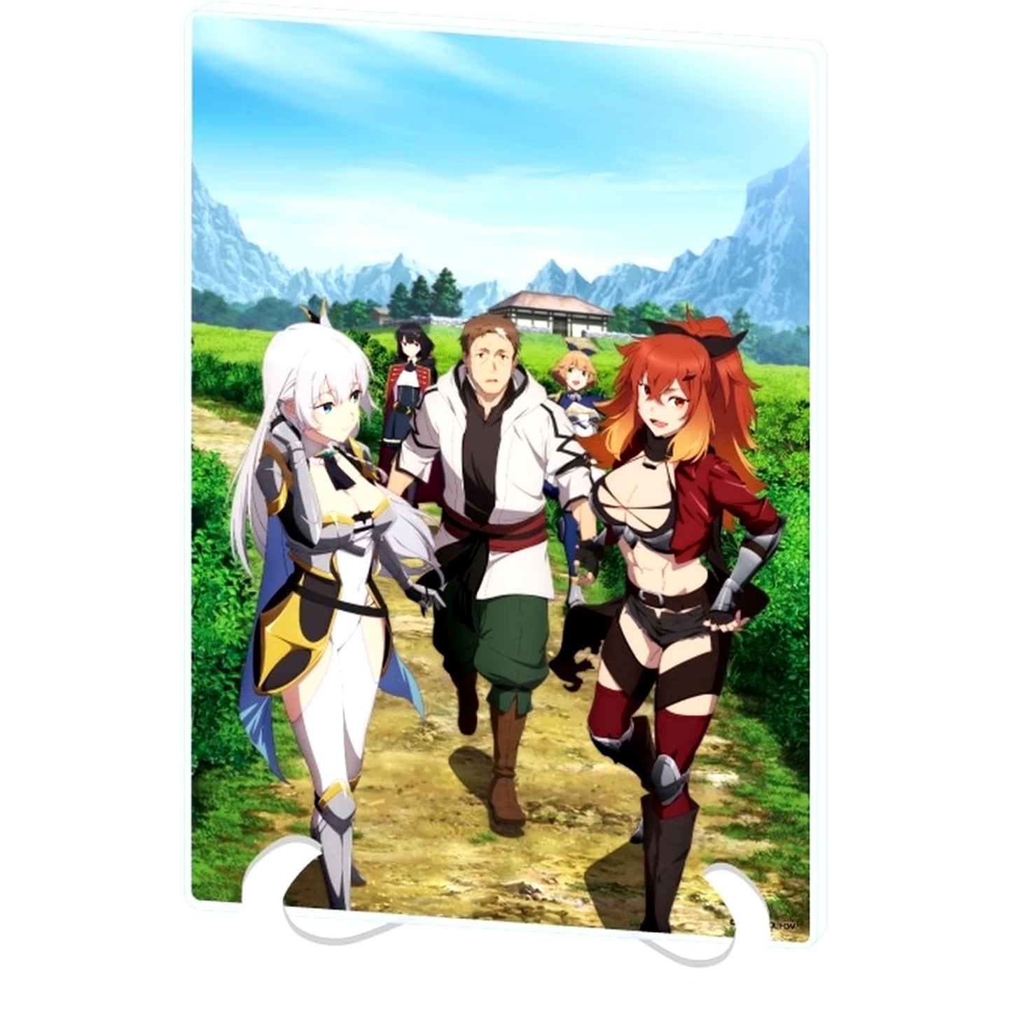 1st Key Visual 01. Official Illustration Acrylic Art Board A5 Size The Old Man is a Swordmaster [USED]