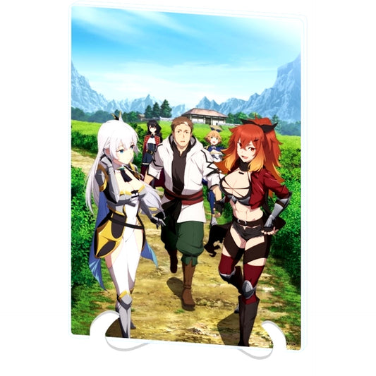 1st Key Visual 01. Official Illustration Acrylic Art Board A5 Size The Old Man is a Swordmaster [USED]