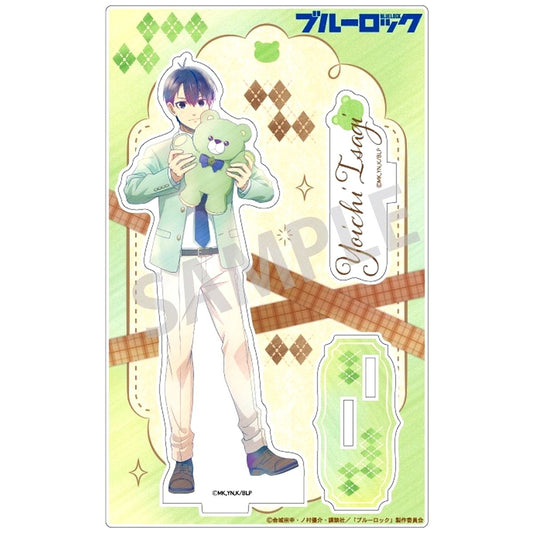 Yoichi Isagi Teddy Bear Kamiani TOUCH Acrylic Stand Blue Lock [USED]