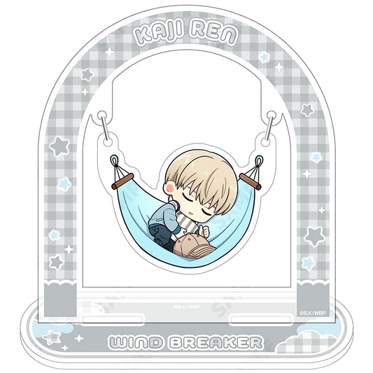 Ren Kaji 6 Yurakko Acrylic Stand WIND BREAKER [USED]